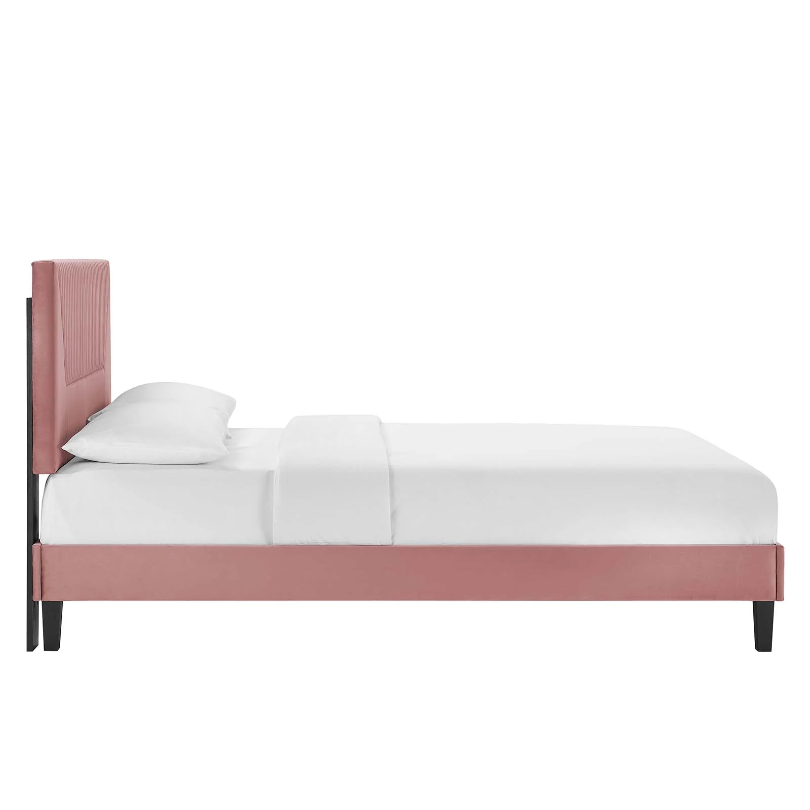 Yasmine Channel Tufted Performance Velvet Twin Platform Bed By Modway - MOD-6988 - Image 10