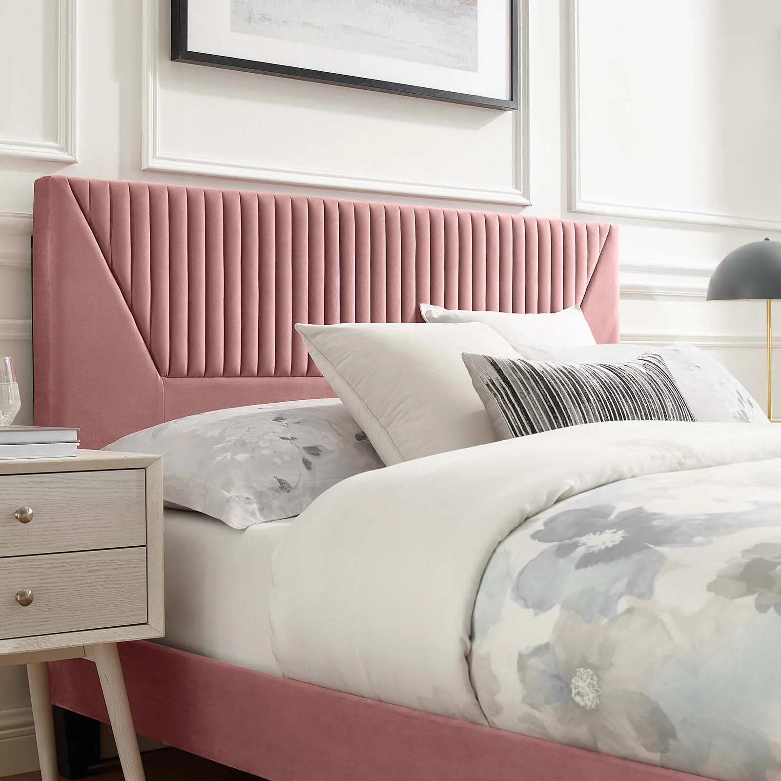 Yasmine Channel Tufted Performance Velvet Twin Platform Bed By Modway - MOD-6988 - Image 15