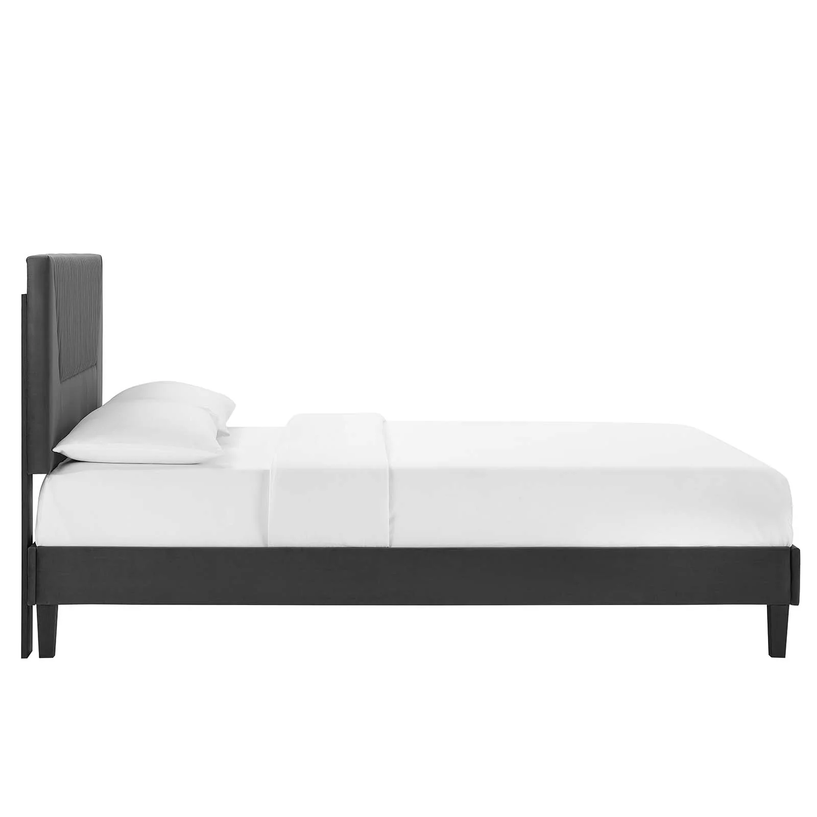 Yasmine Channel Tufted Performance Velvet Twin Platform Bed By Modway - MOD-6988 - Image 3