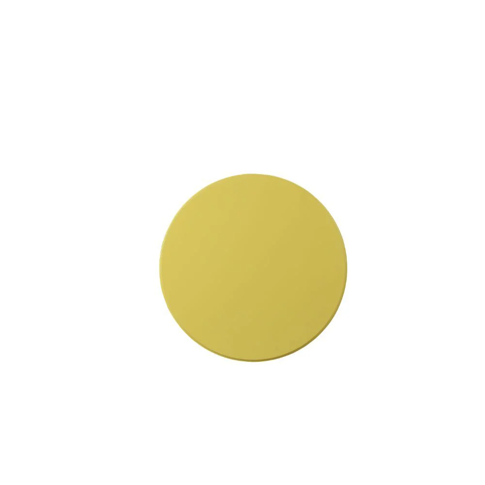 Yellow Solid Wooden Spindle Side Table By Homeroots - Image 3