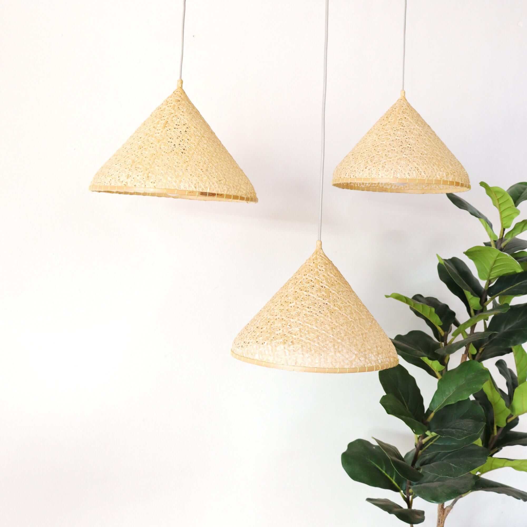 Yen - Bamboo Pendant Light (Set Of 3) By Thaihome - Image 2