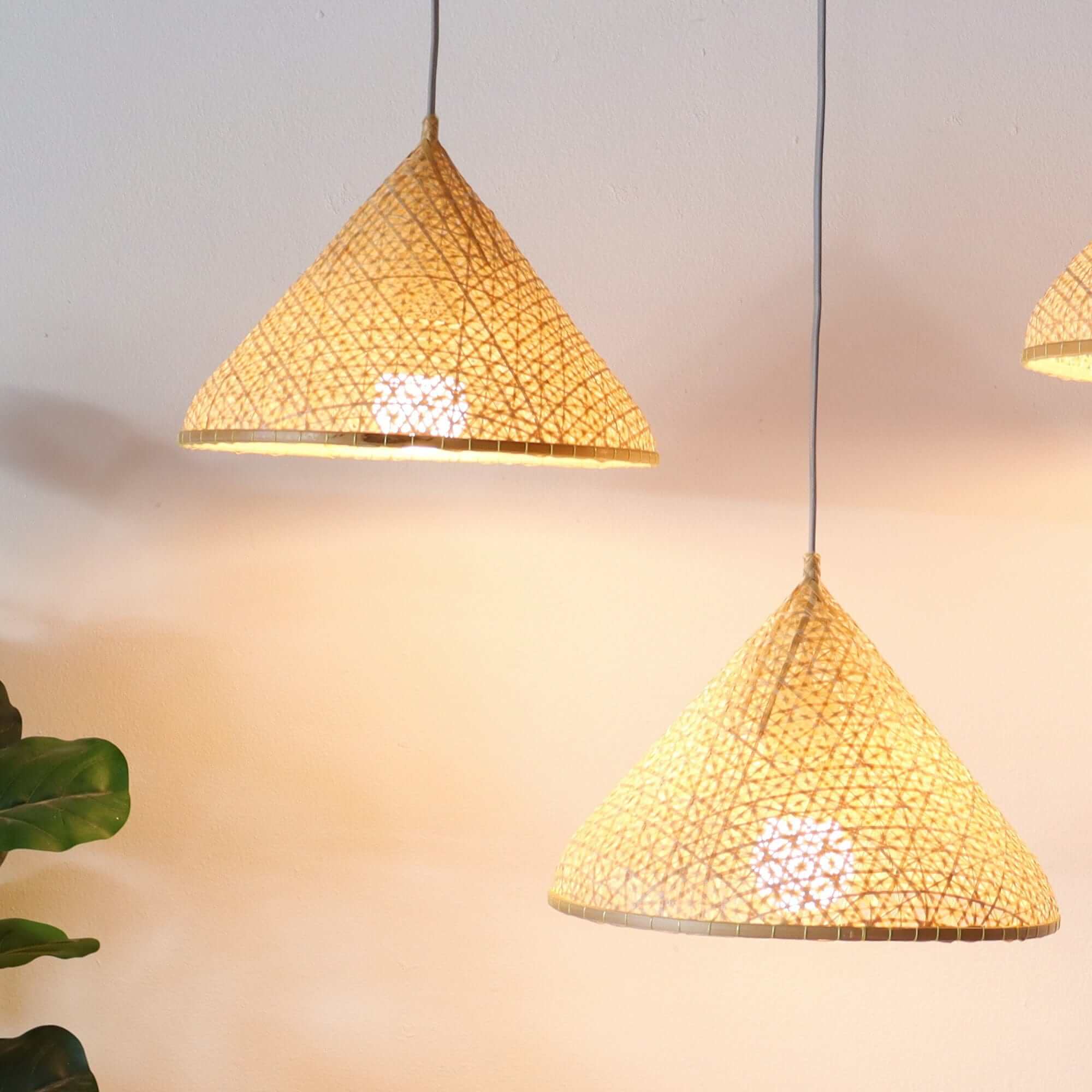 Yen - Bamboo Pendant Light (Set Of 3) By Thaihome - Image 3