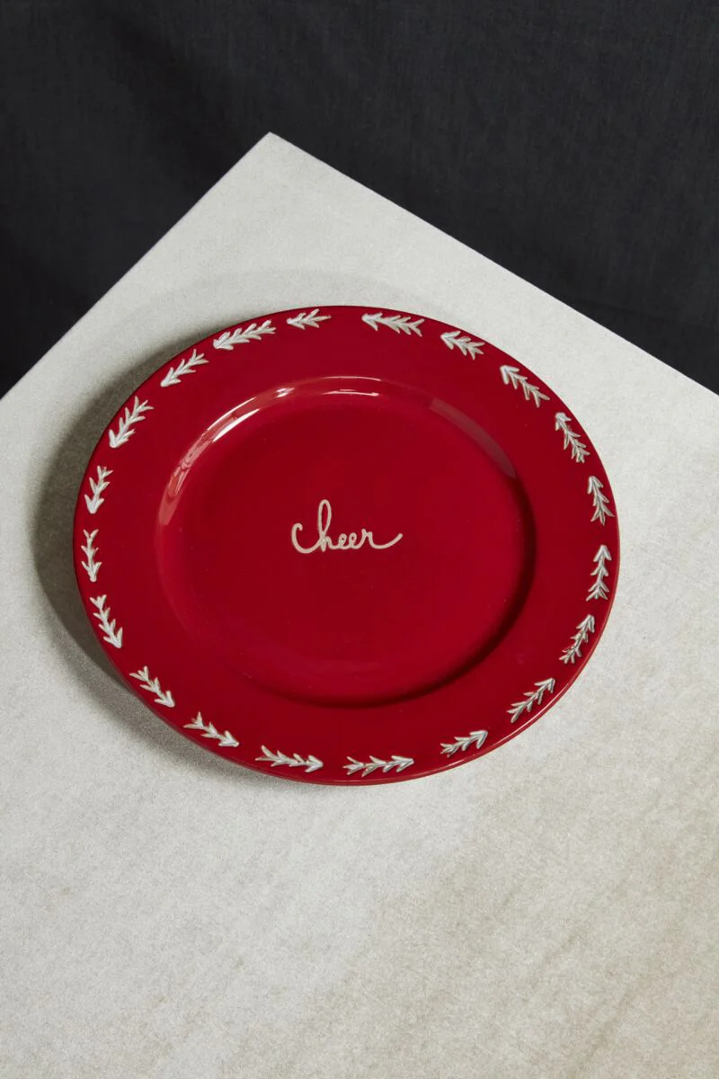Yuletide Cheer Platter 14" By Accent Decor - Image 2