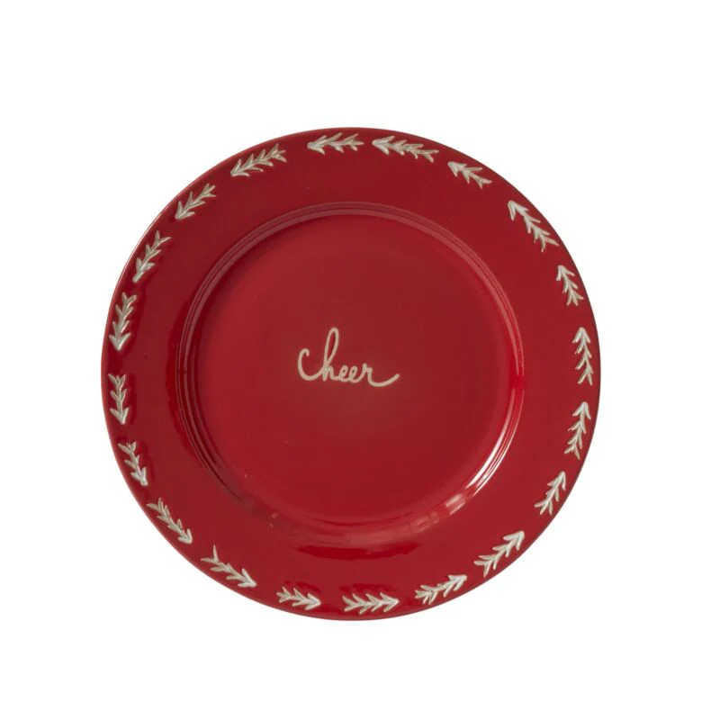 Yuletide Cheer Platter 14" By Accent Decor - Image 4