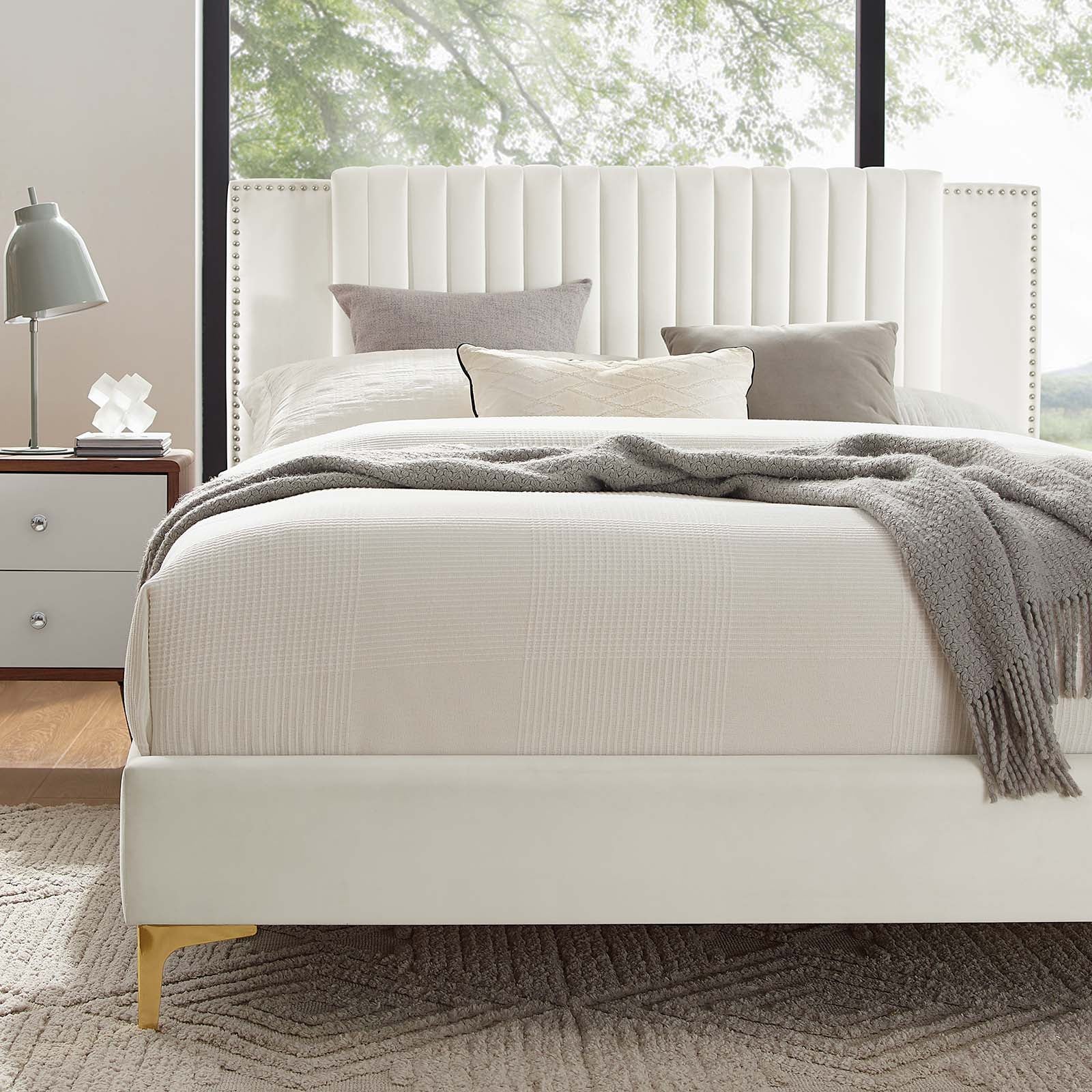 Zahra Channel Tufted Performance Velvet Full Platform Bed By Modway - MOD-7002 - Image 31