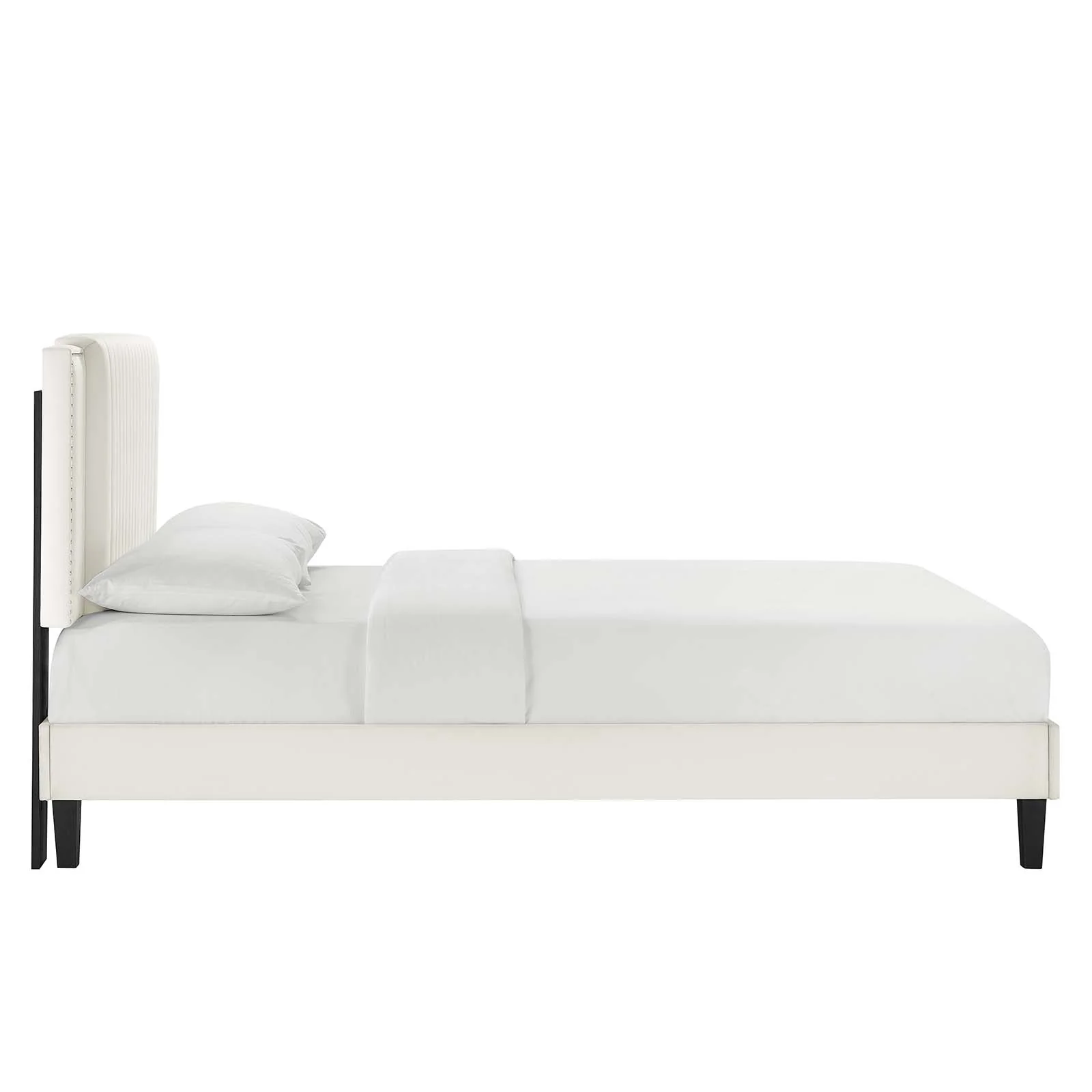 Zahra Channel Tufted Performance Velvet King Platform Bed By Modway - MOD-7010 - Image 26
