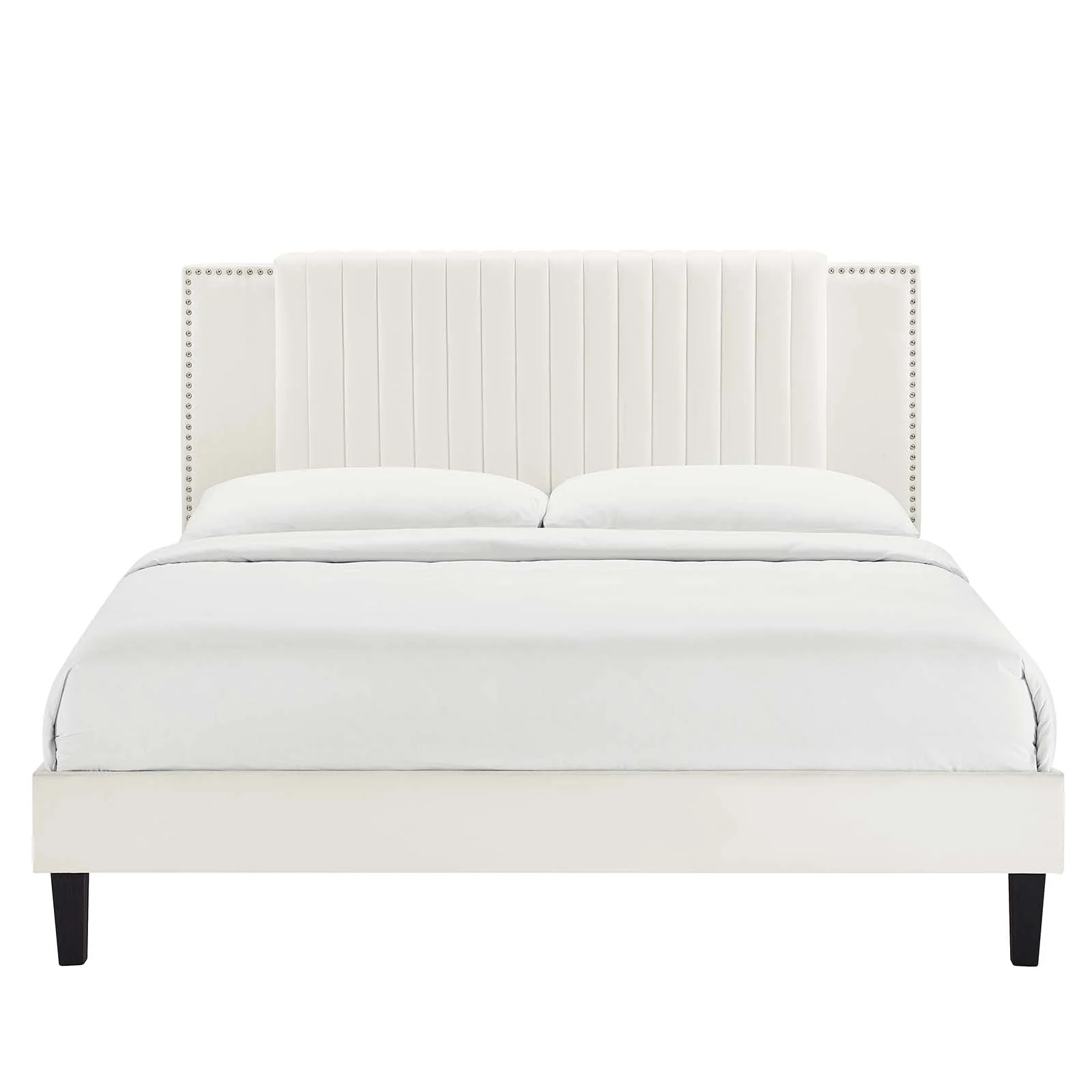 Zahra Channel Tufted Performance Velvet King Platform Bed By Modway - MOD-7010 - Image 27