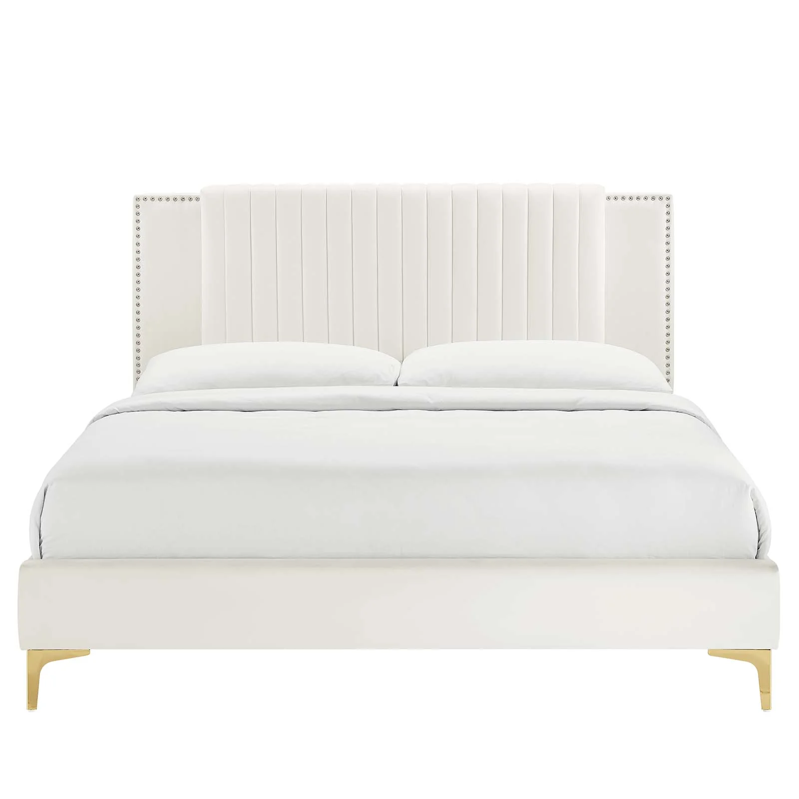Zahra Channel Tufted Performance Velvet King Platform Bed By Modway - MOD-7014 - Image 27