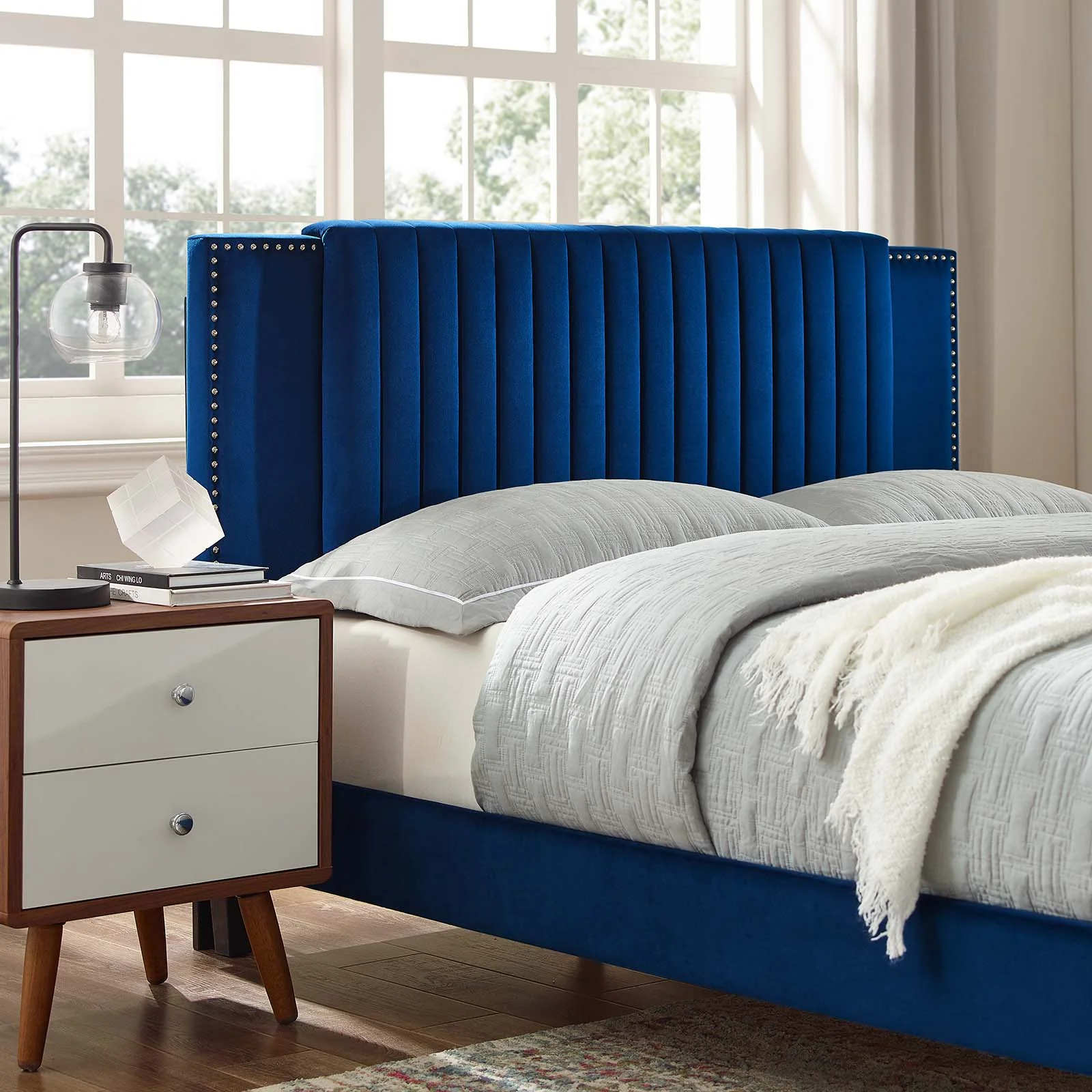 Zahra Channel Tufted Performance Velvet Queen Platform Bed By Modway - MOD-6974 - Image 23