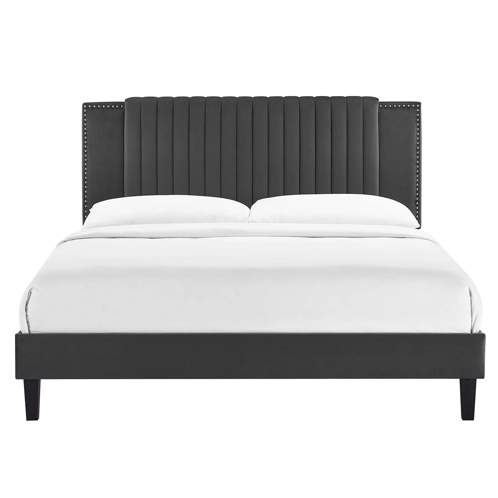 Zahra Channel Tufted Performance Velvet Twin Platform Bed By Modway - MOD-6986 - Image 4