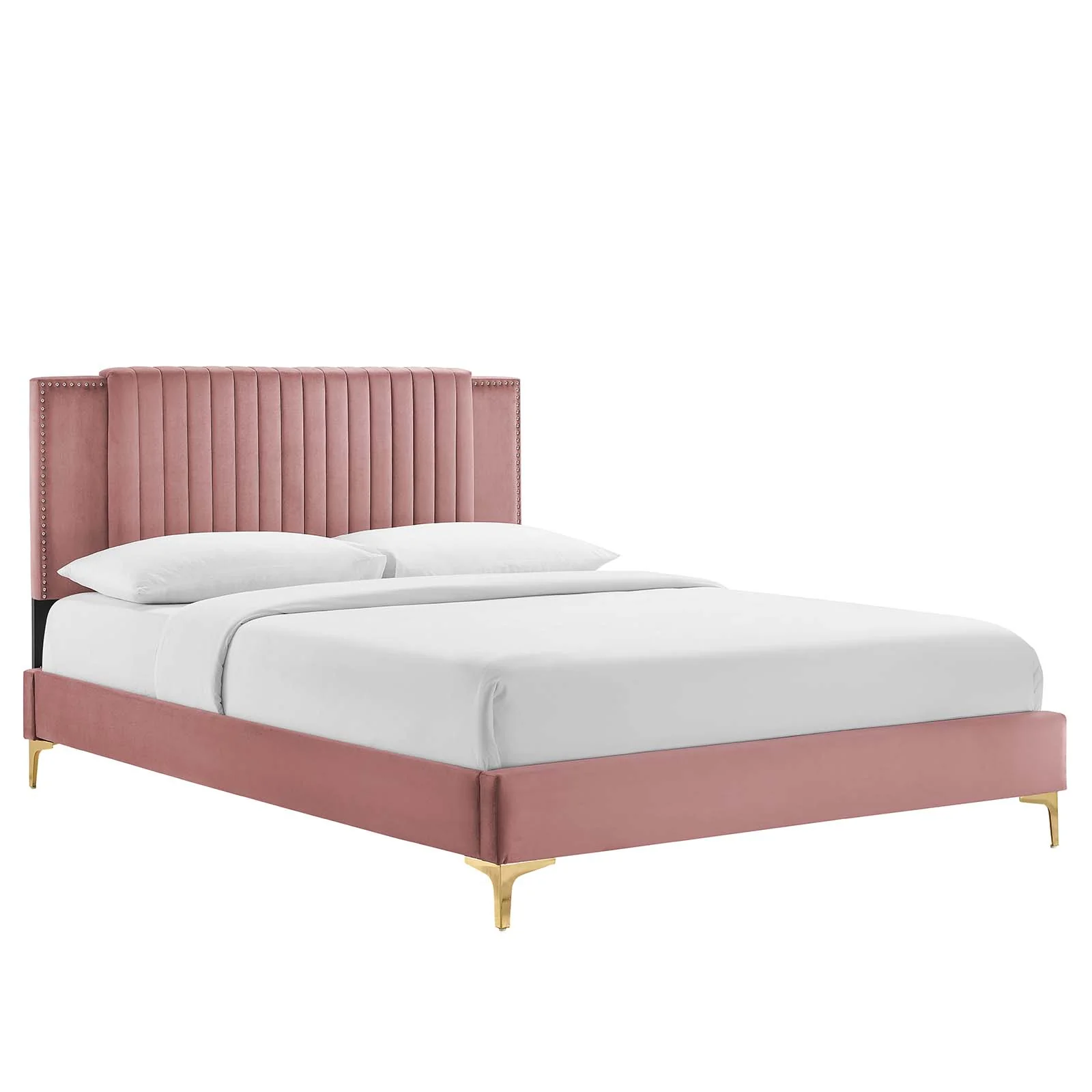 Zahra Channel Tufted Performance Velvet Twin Platform Bed By Modway - MOD-6990 - Image 9