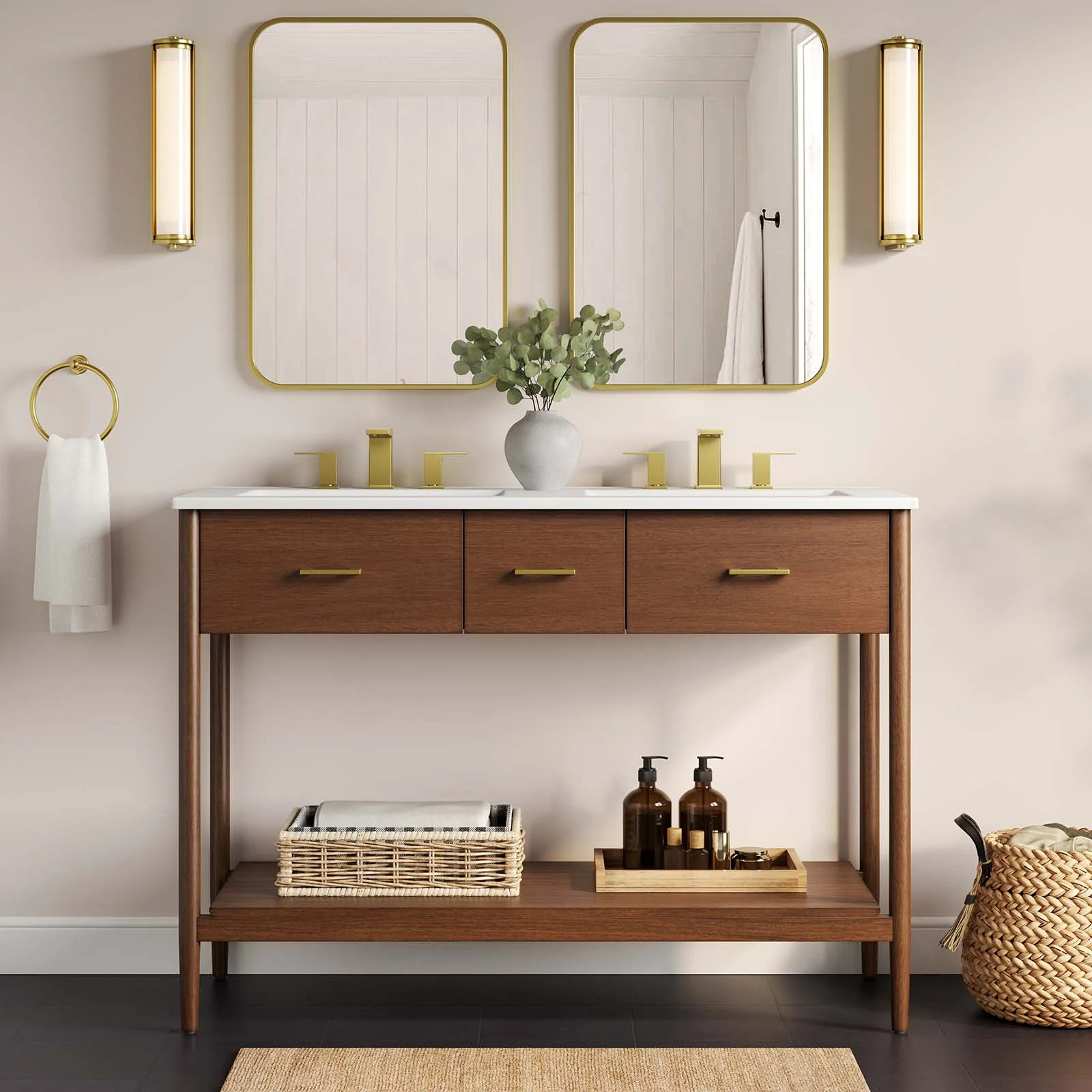 Zaire 48" Double Sink Bathroom Vanity By Modway - EEI-6826 - Image 11