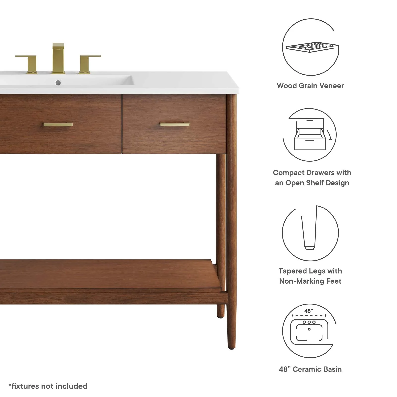 Zaire 48" Single Sink Bathroom Vanity By Modway - EEI-6824 - Image 17