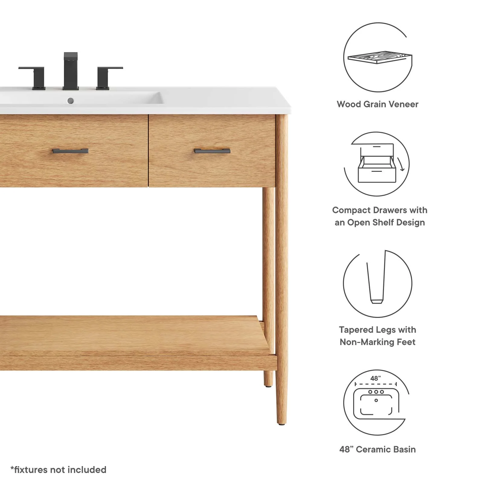 Zaire 48" Single Sink Bathroom Vanity By Modway - EEI-6824 - Image 8