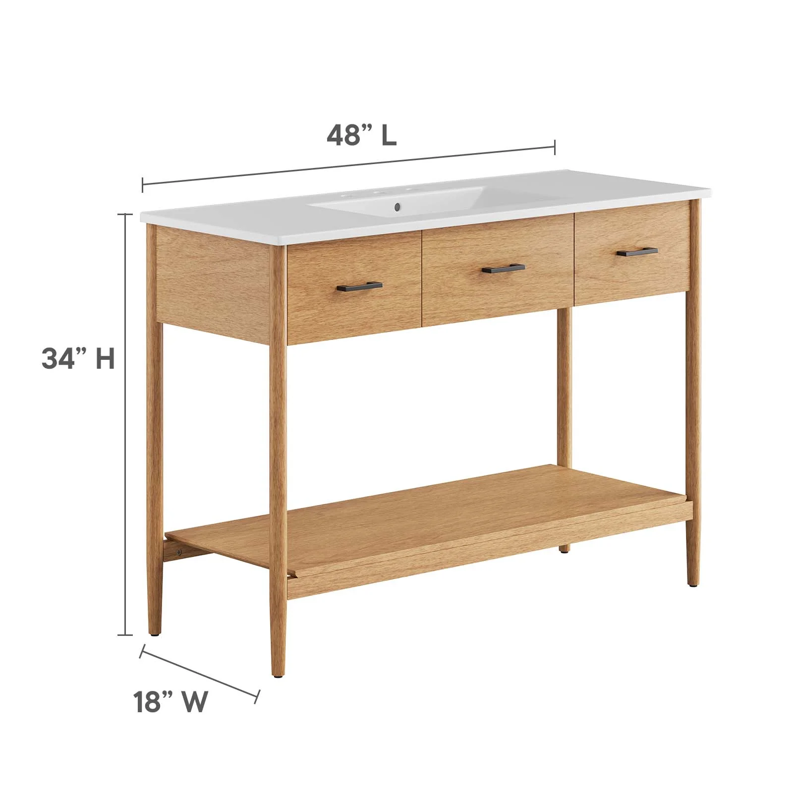 Zaire 48" Single Sink Bathroom Vanity By Modway - EEI-6824 - Image 9