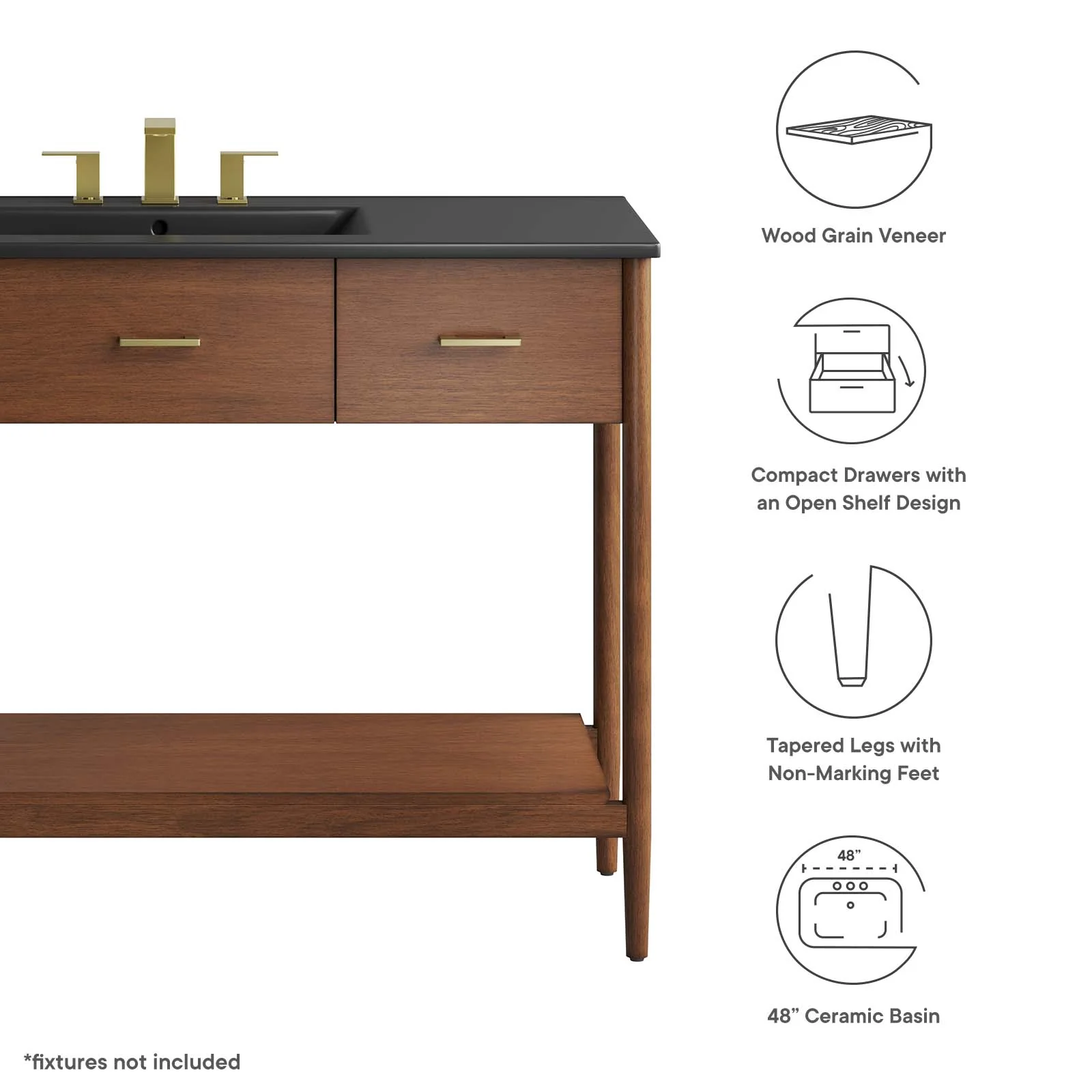 Zaire 48" Single Sink Bathroom Vanity By Modway - EEI-6825 - Image 17