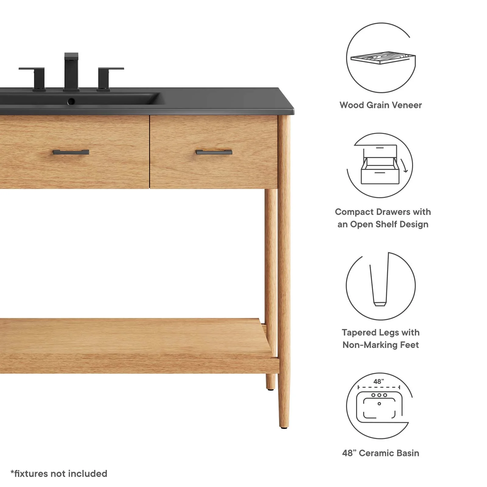 Zaire 48" Single Sink Bathroom Vanity By Modway - EEI-6825 - Image 8