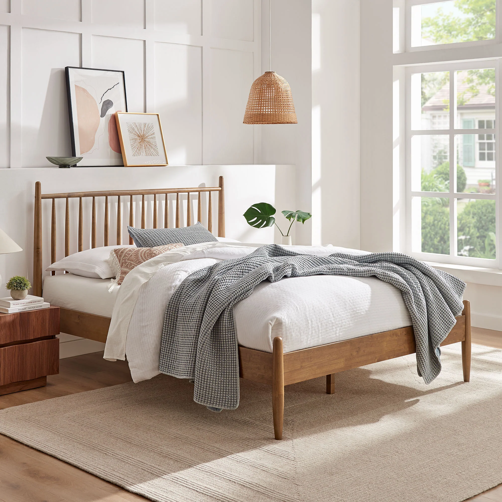 Zane Queen Size Spindle Bed by Modway - Image 24