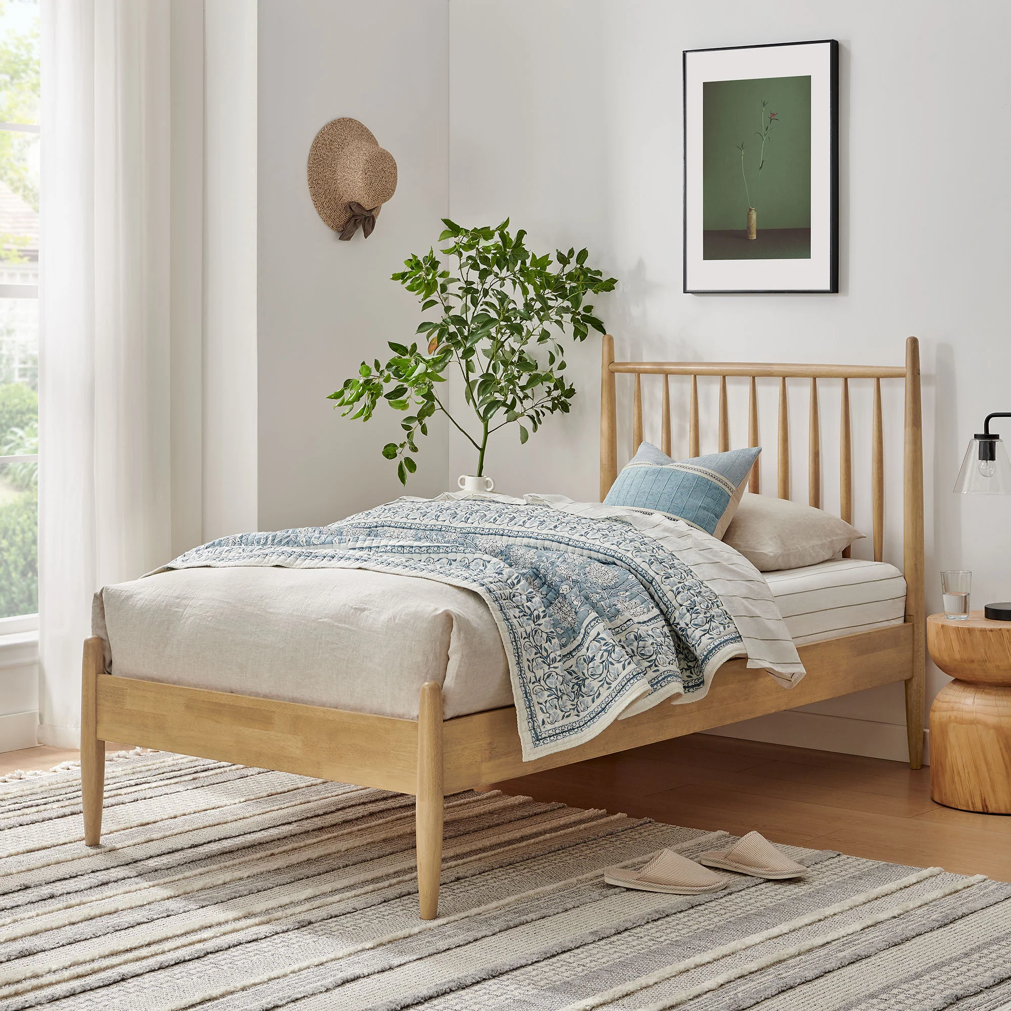 Zane Twin Size Spindle Bed Frame by Modway - Image 15