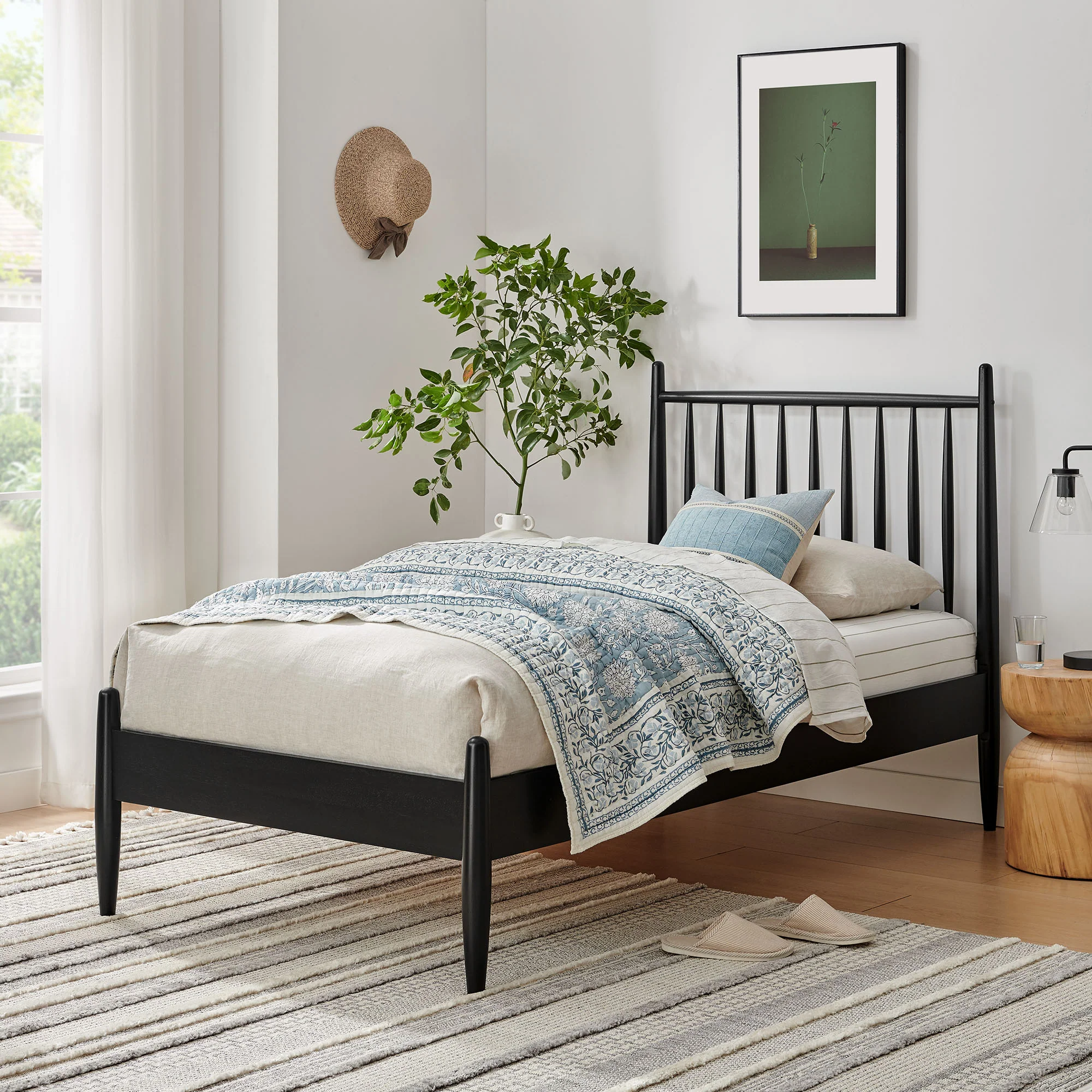 Zane Twin Size Spindle Bed Frame by Modway - Image 6