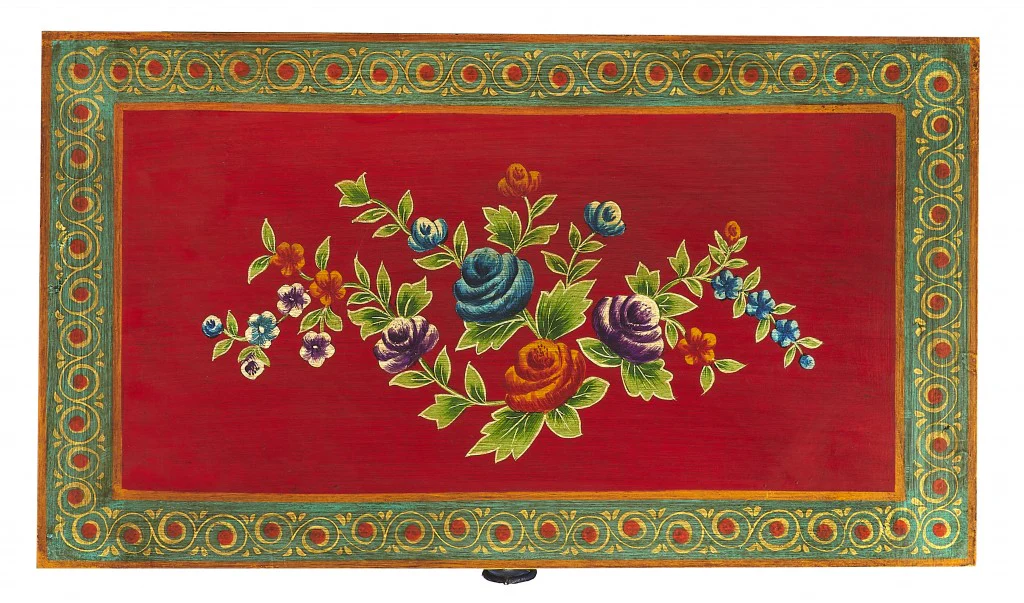 Zara Hand Painted Chest By Homeroots - Image 4