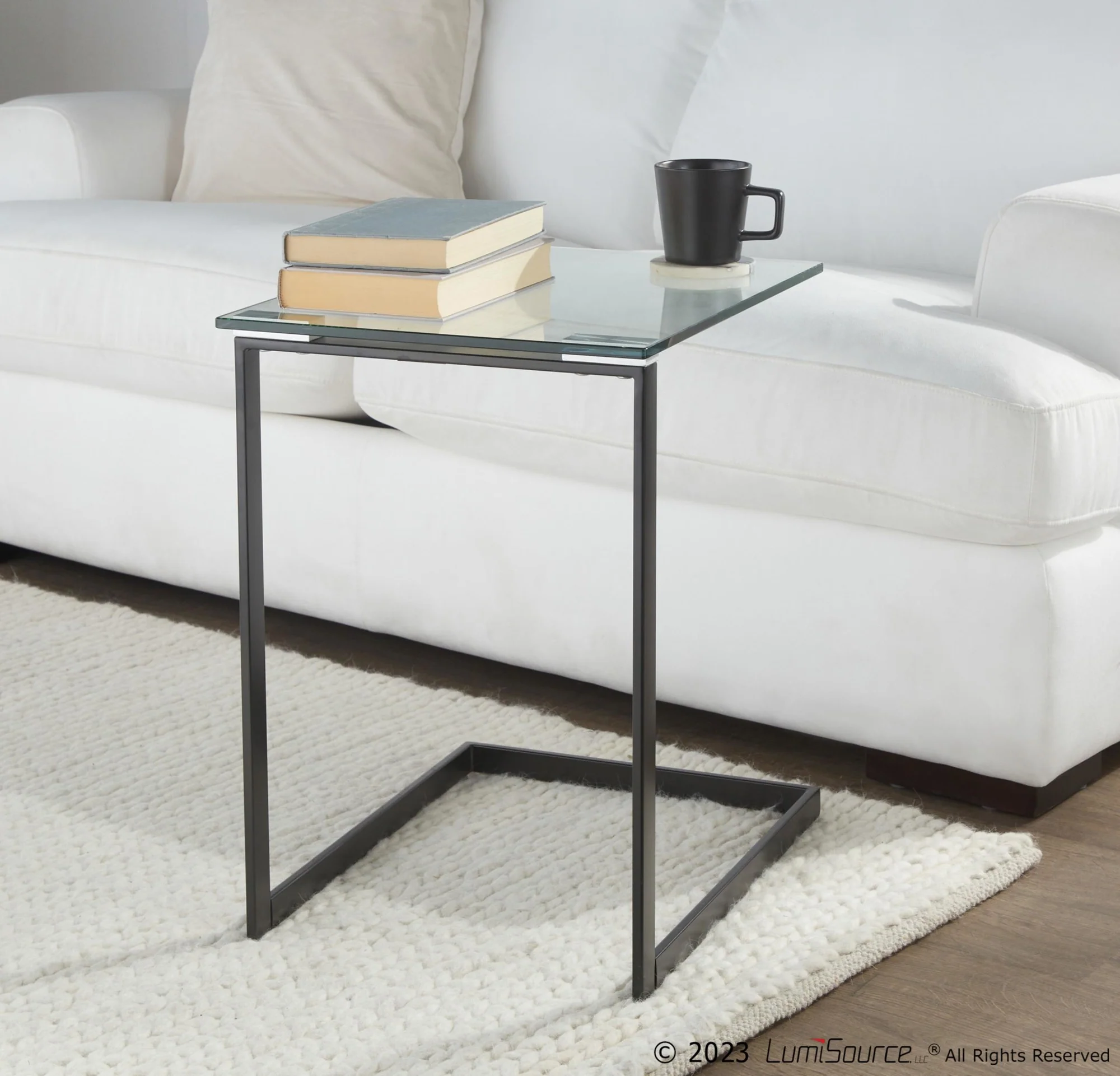 Zenn End Table By LumiSource - TB-ZENN BKGLS - Image 3