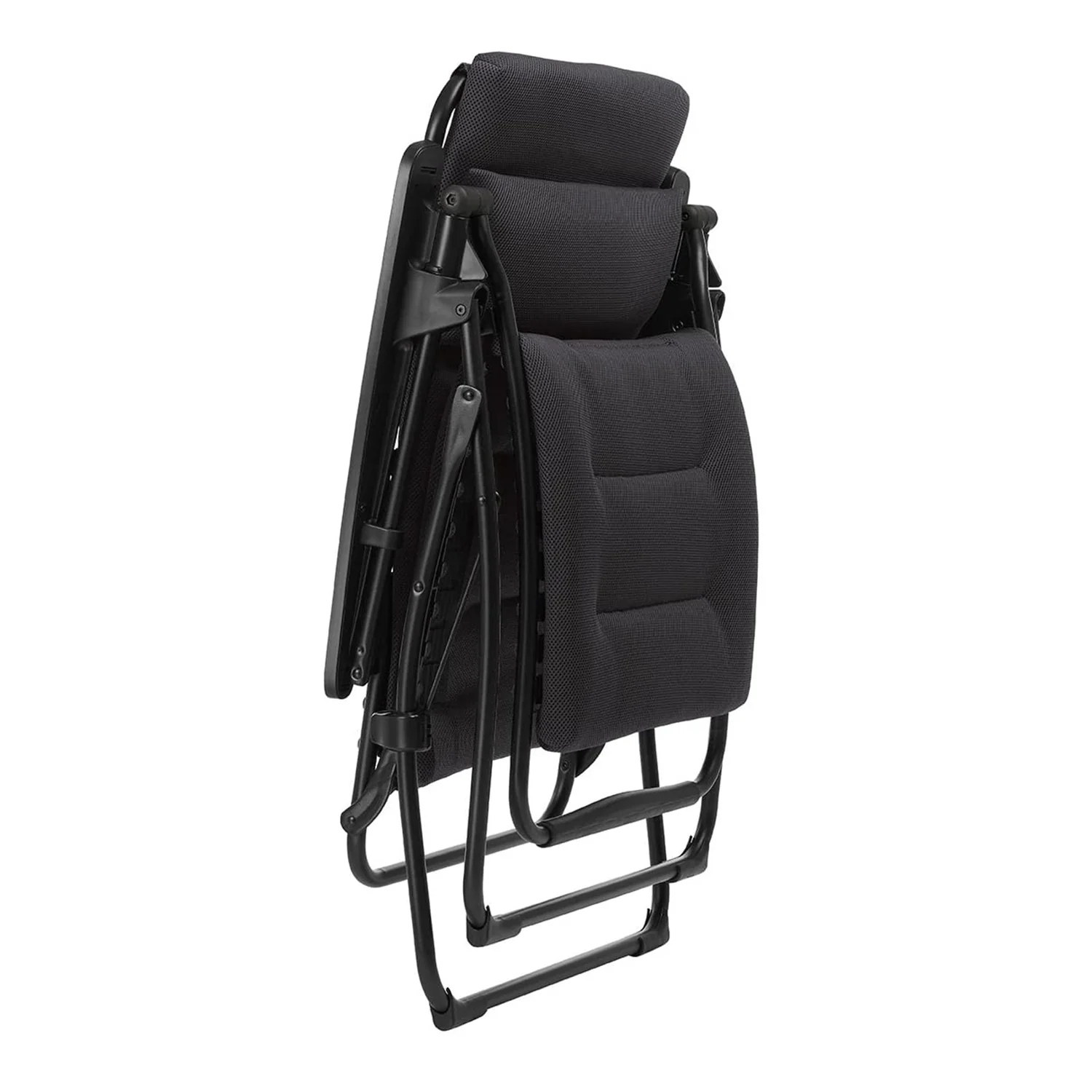 Zero Gravity Recliner - Black Frame - Acier Fabric By Homeroots - Image 2