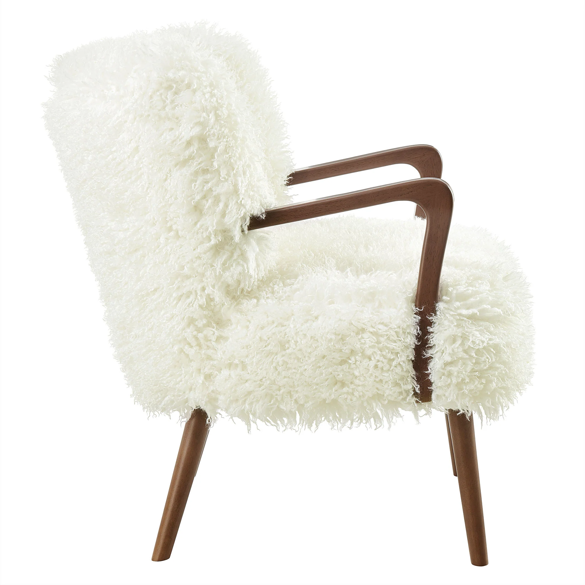 Zerra Faux Shearling Accent Armchair by Modway - Image 11