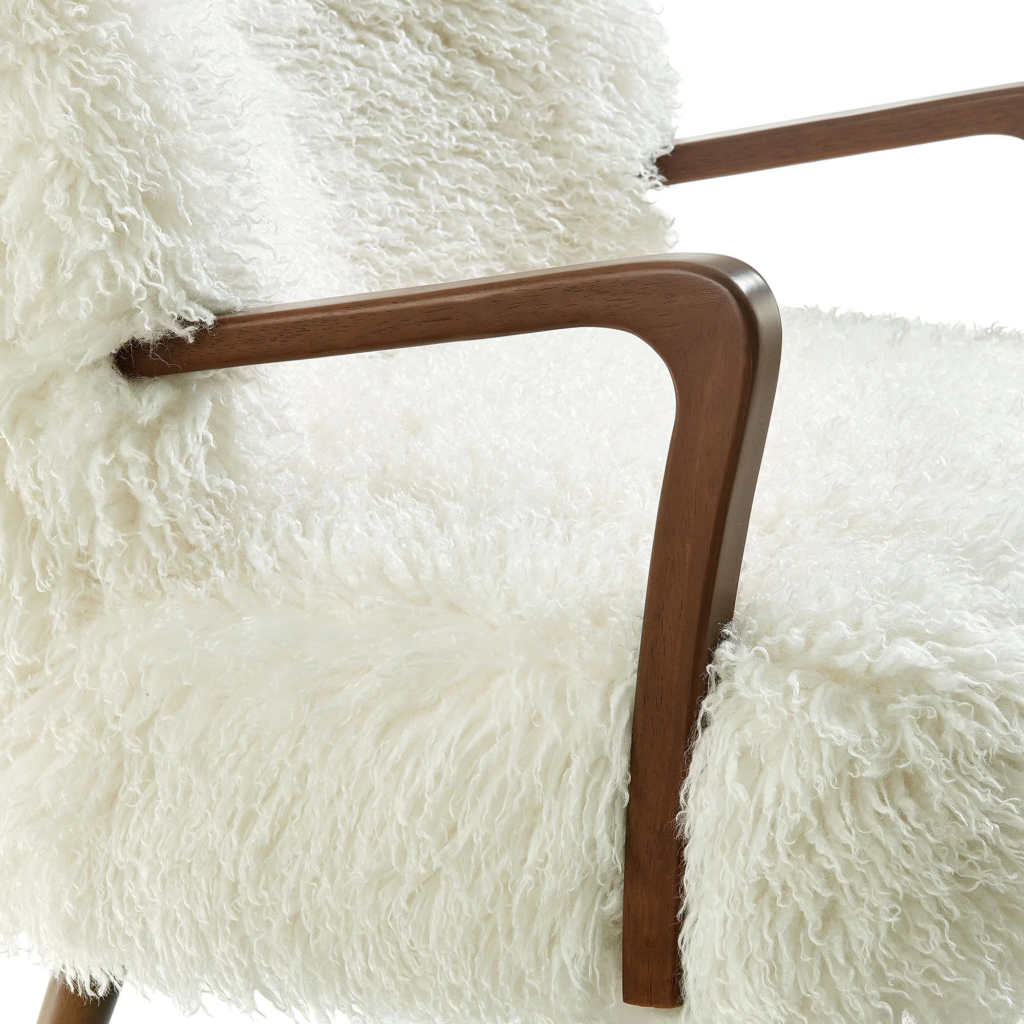 Zerra Faux Shearling Accent Armchair by Modway - Image 14