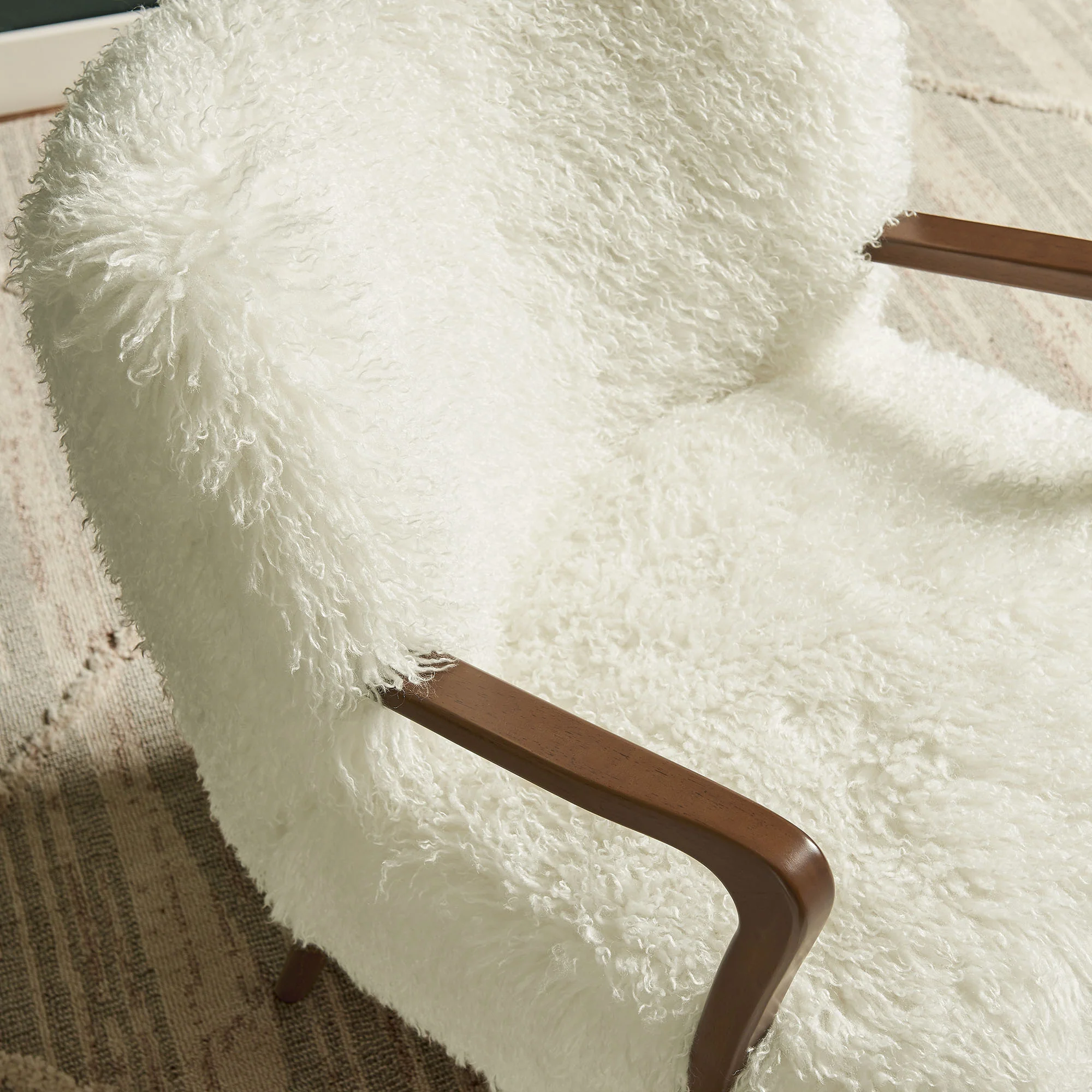 Zerra Faux Shearling Accent Armchair by Modway - Image 15