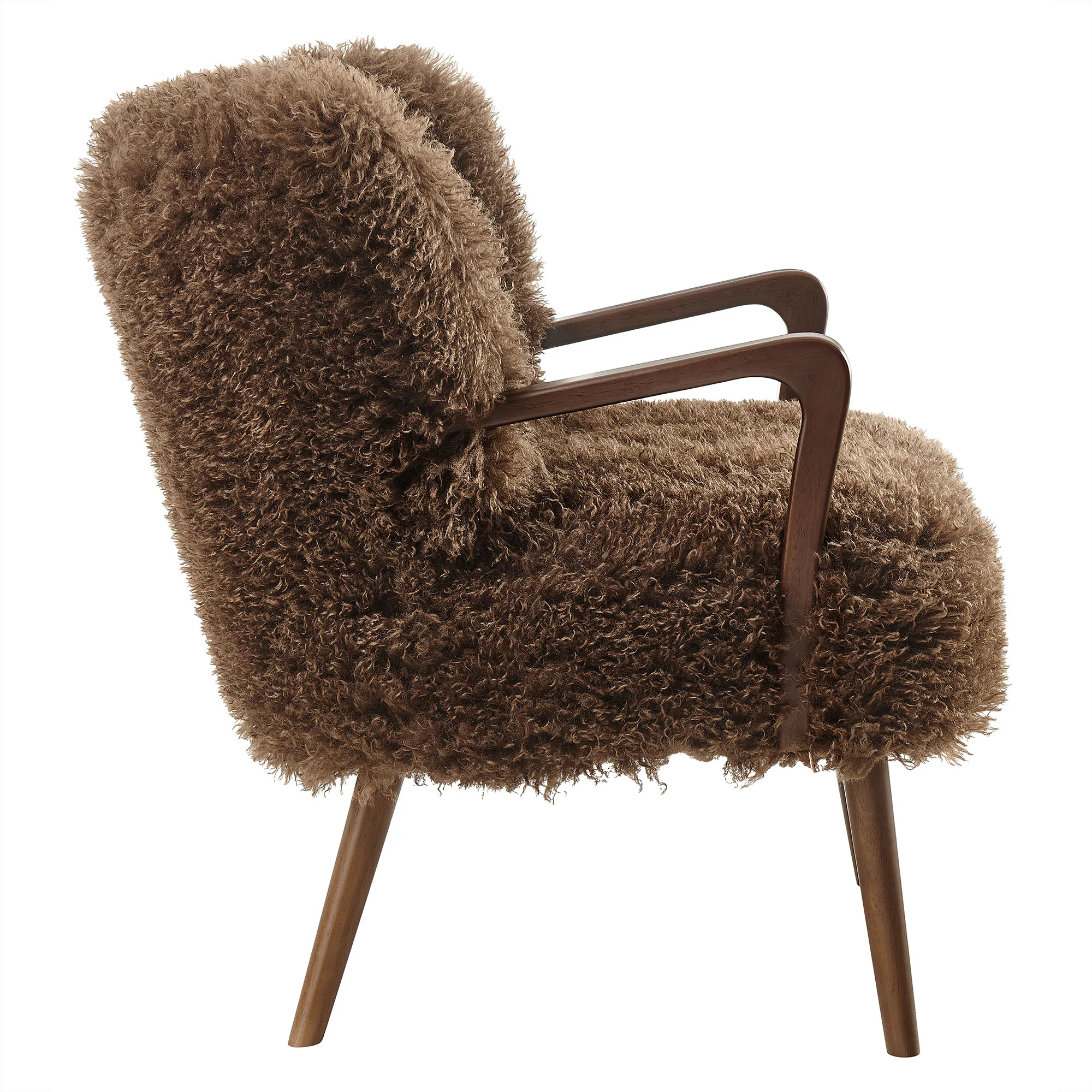 Zerra Faux Shearling Accent Armchair by Modway - Image 2