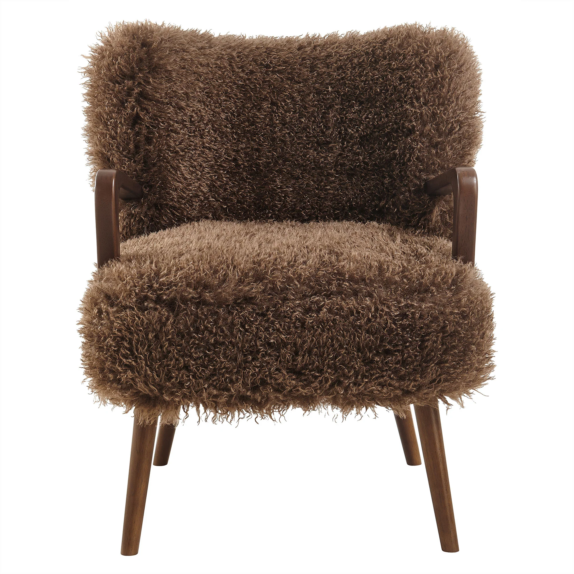 Zerra Faux Shearling Accent Armchair by Modway - Image 4