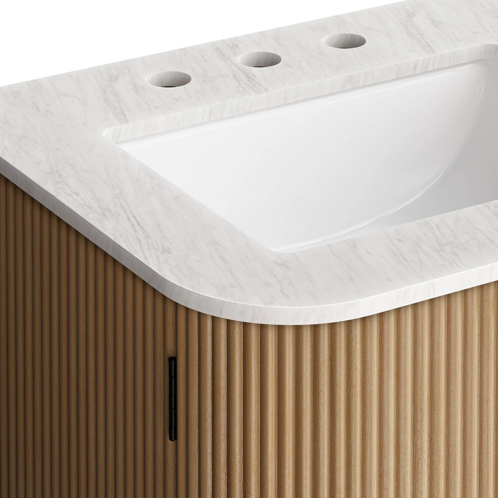 Zia 24" Wall-Mount Bathroom Vanity with Marble Sink by Modway - Image 18