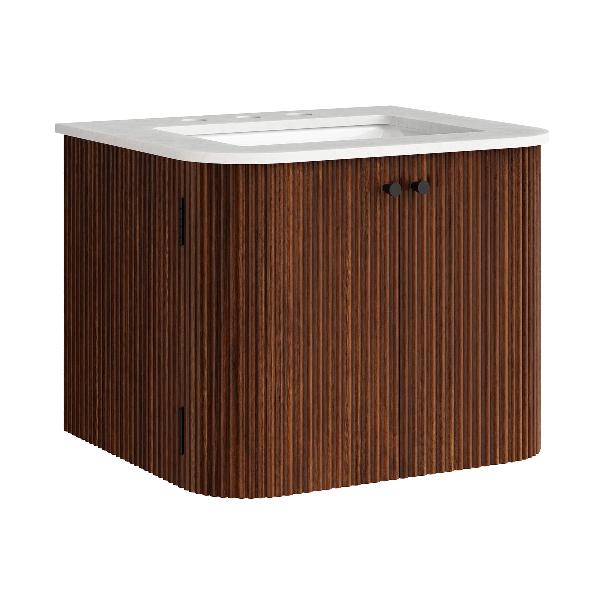 Zia 24" Wall-Mount Bathroom Vanity with Marble Sink by Modway - Image 23