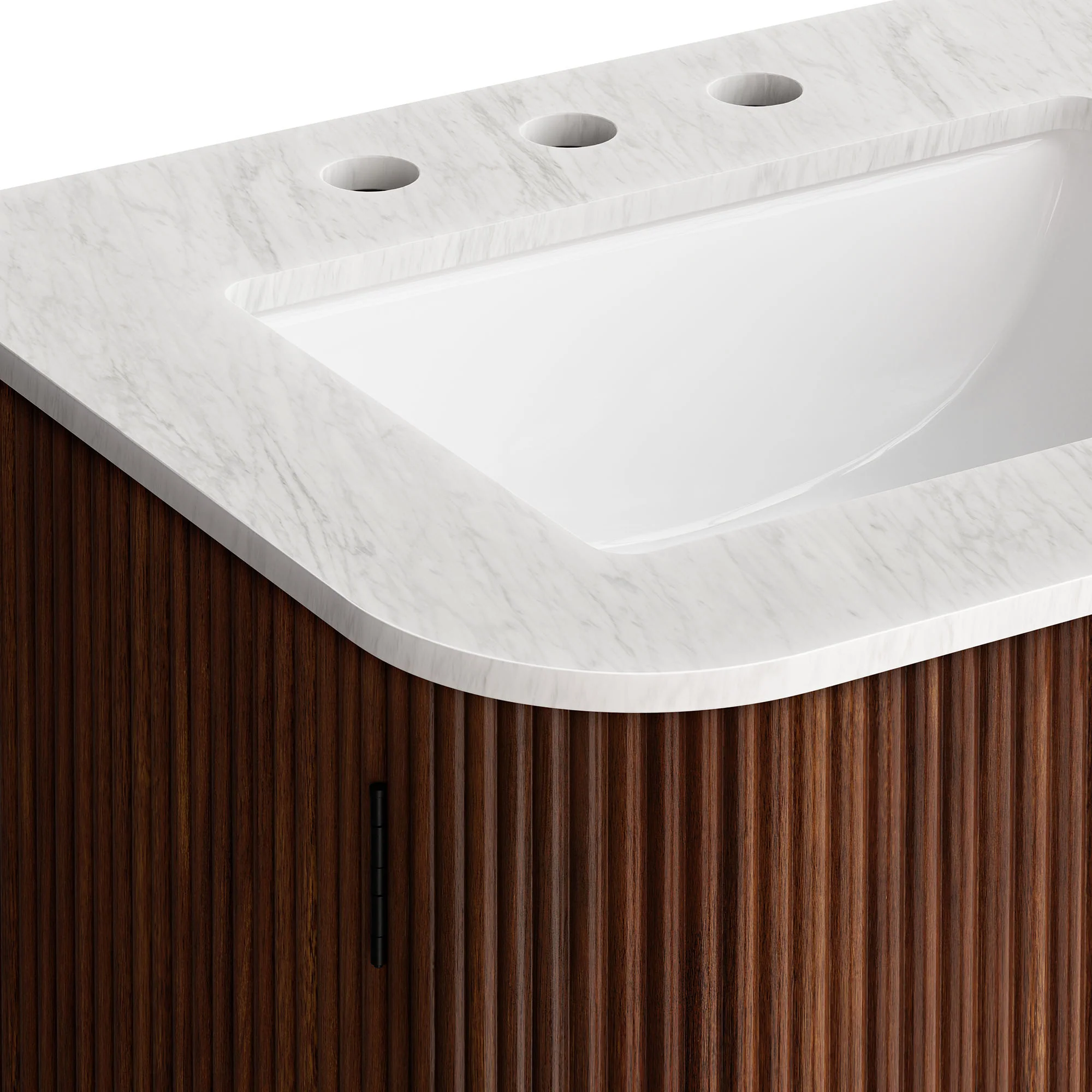 Zia 24" Wall-Mount Bathroom Vanity with Marble Sink by Modway - Image 29