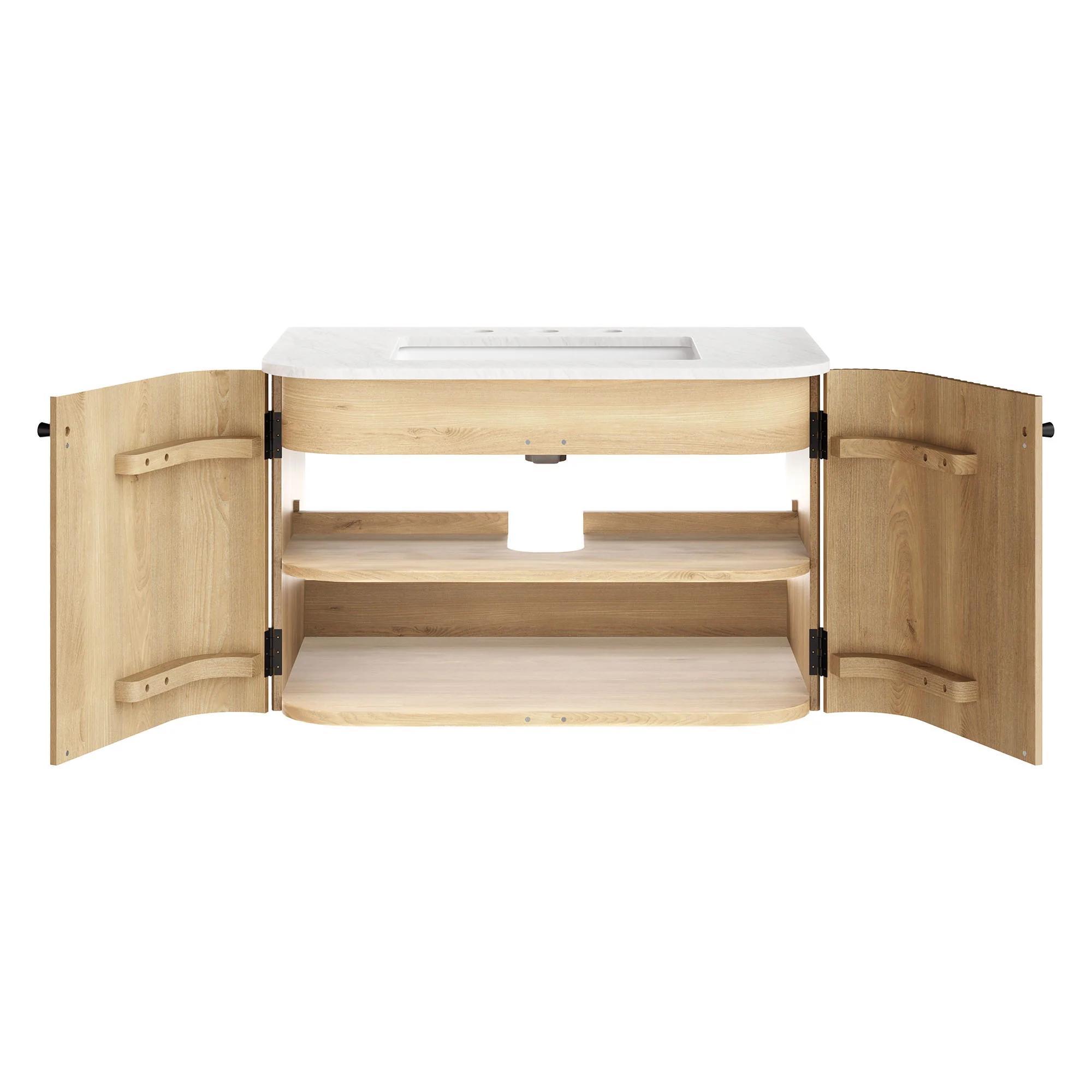 Zia 30" Wall-Mount Bathroom Vanity with Marble Sink by Modway - Image 17