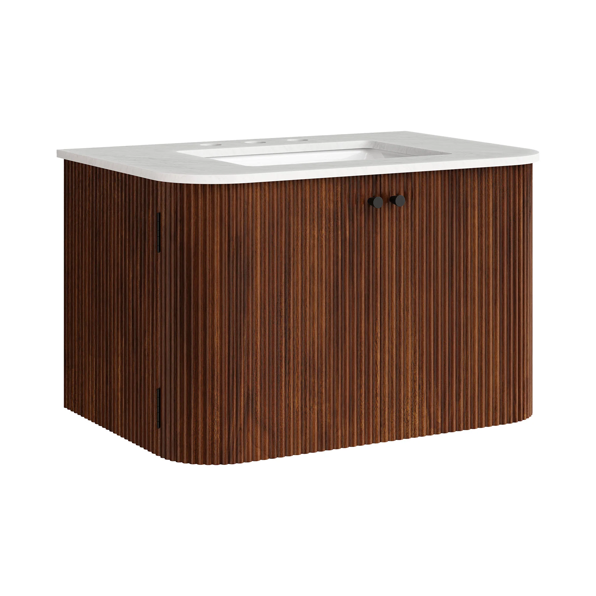 Zia 30" Wall-Mount Bathroom Vanity with Marble Sink by Modway - Image 23