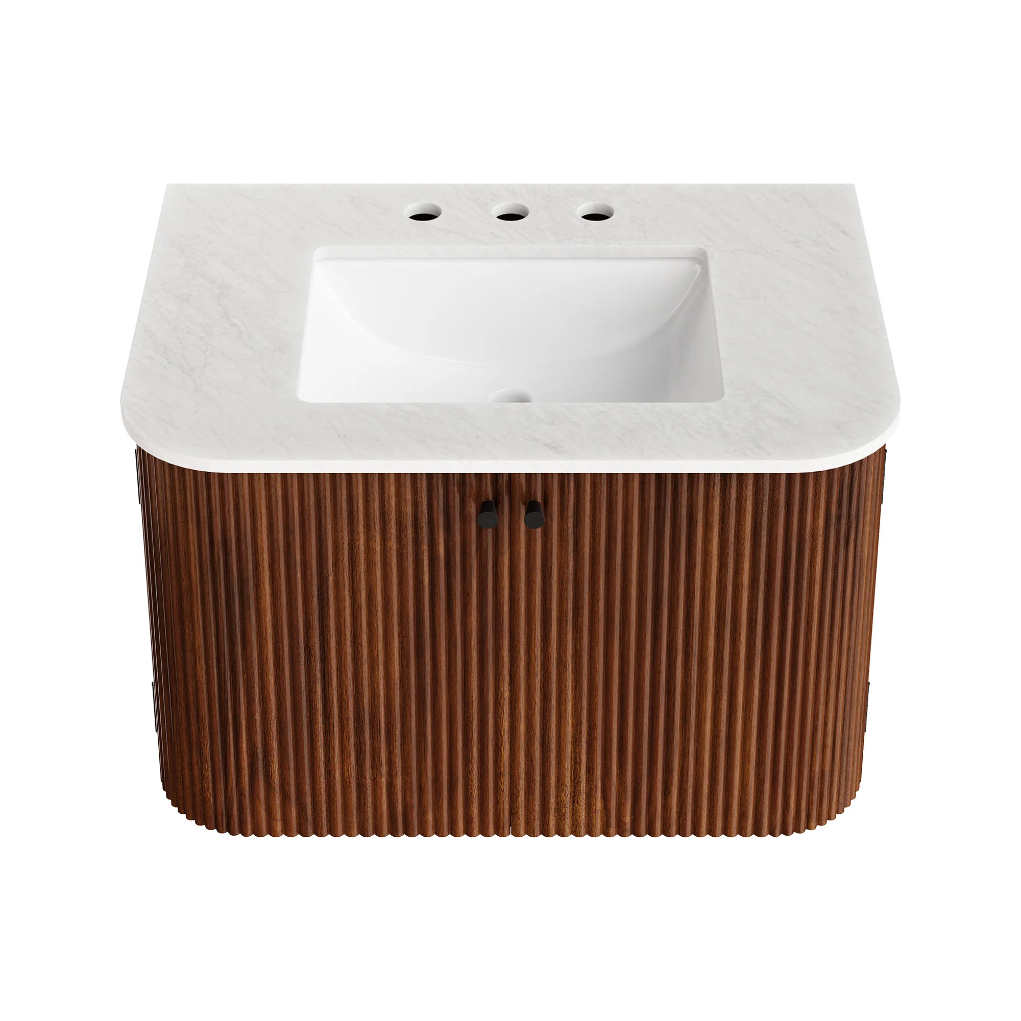 Zia 30" Wall-Mount Bathroom Vanity with Marble Sink by Modway - Image 27