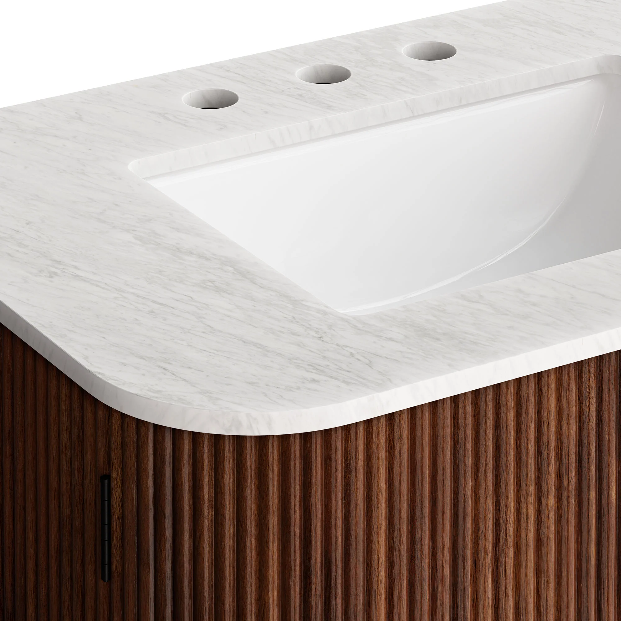 Zia 30" Wall-Mount Bathroom Vanity with Marble Sink by Modway - Image 29