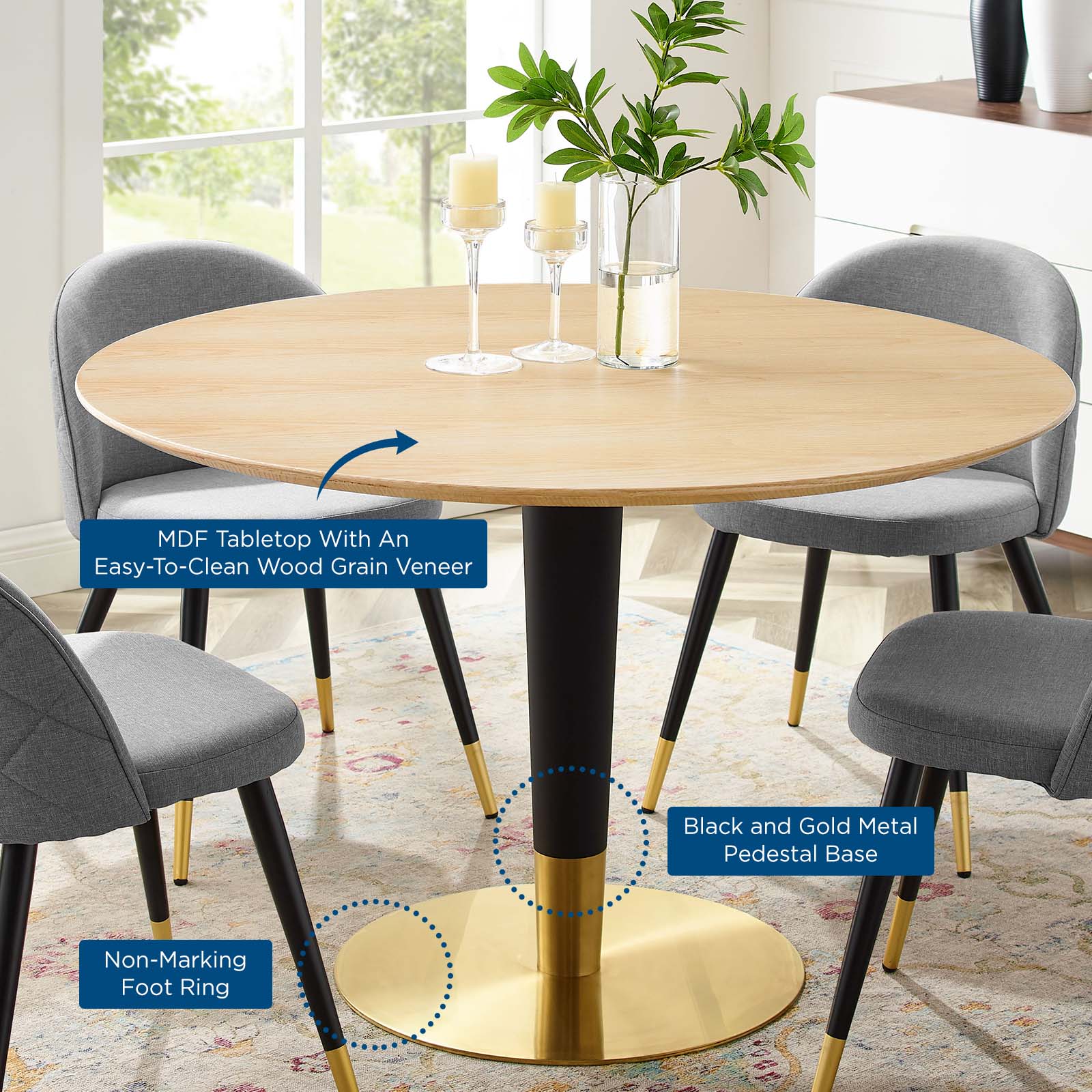 Zinque 47" Dining Table By Modway - EEI-5147 - Image 5
