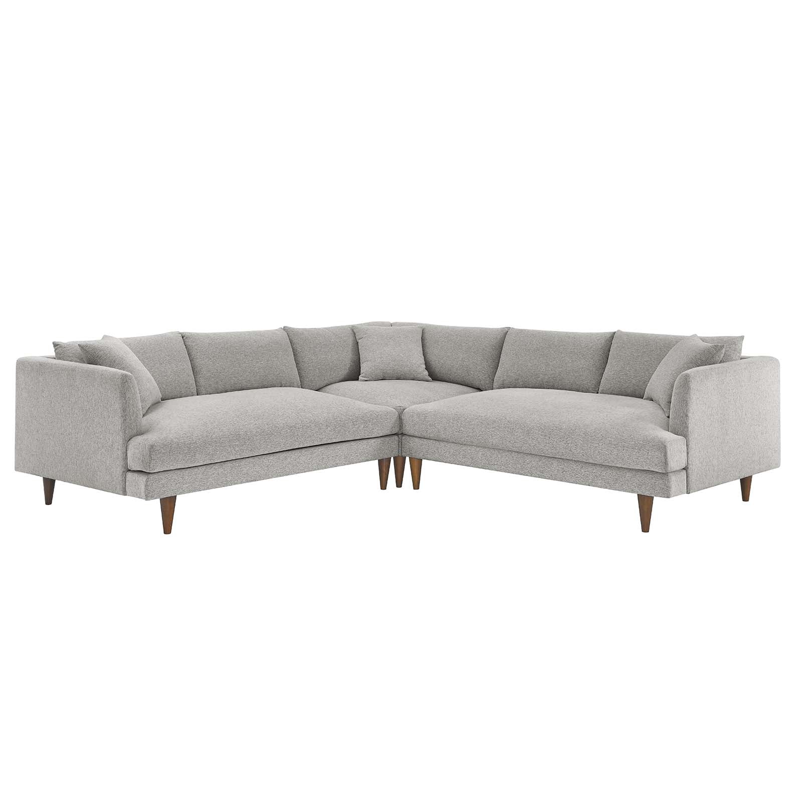Zoya Down Filled Overstuffed 3 Piece Sectional Sofa By Modway - EEI-6613 - Image 13