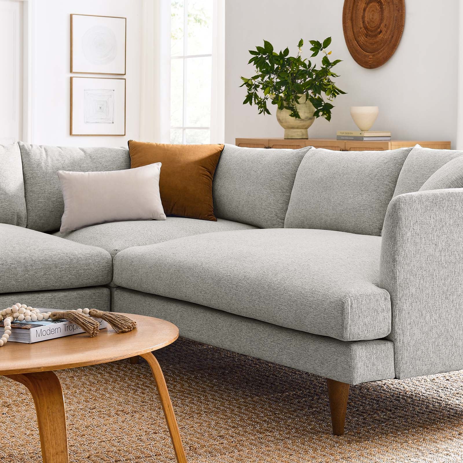 Zoya Down Filled Overstuffed 3 Piece Sectional Sofa By Modway - EEI-6613 - Image 17