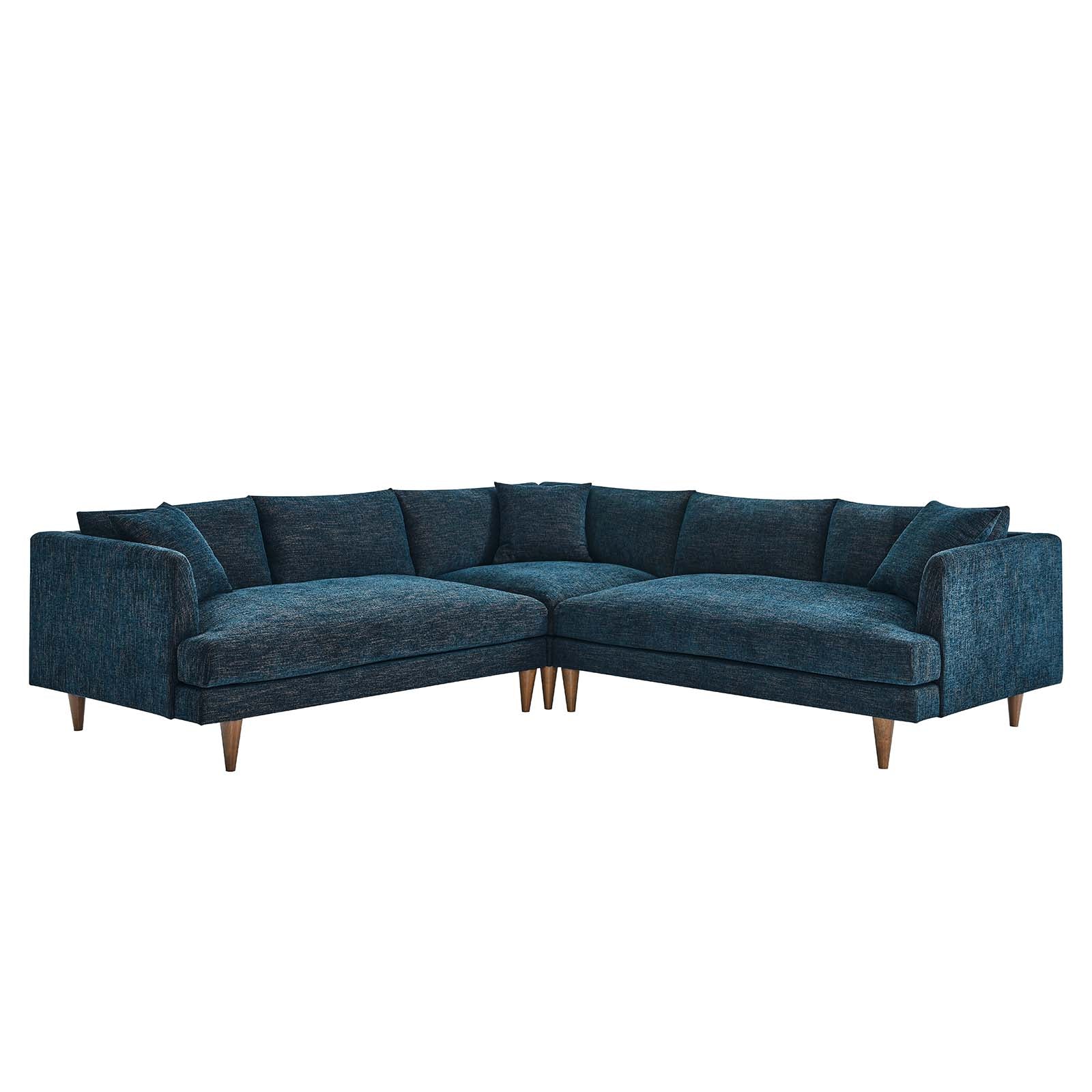 Zoya Down Filled Overstuffed 3 Piece Sectional Sofa By Modway - EEI-6613 - Image 2