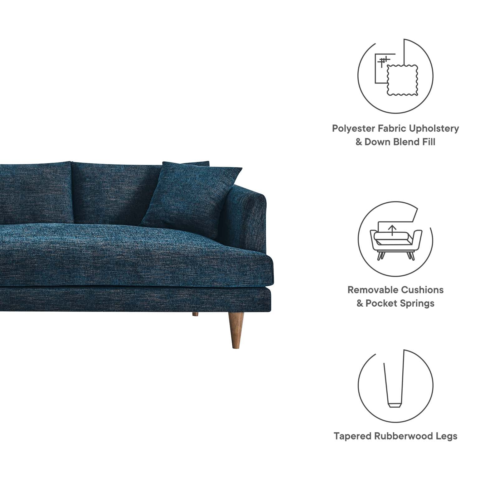 Zoya Down Filled Overstuffed 3 Piece Sectional Sofa By Modway - EEI-6613 - Image 4