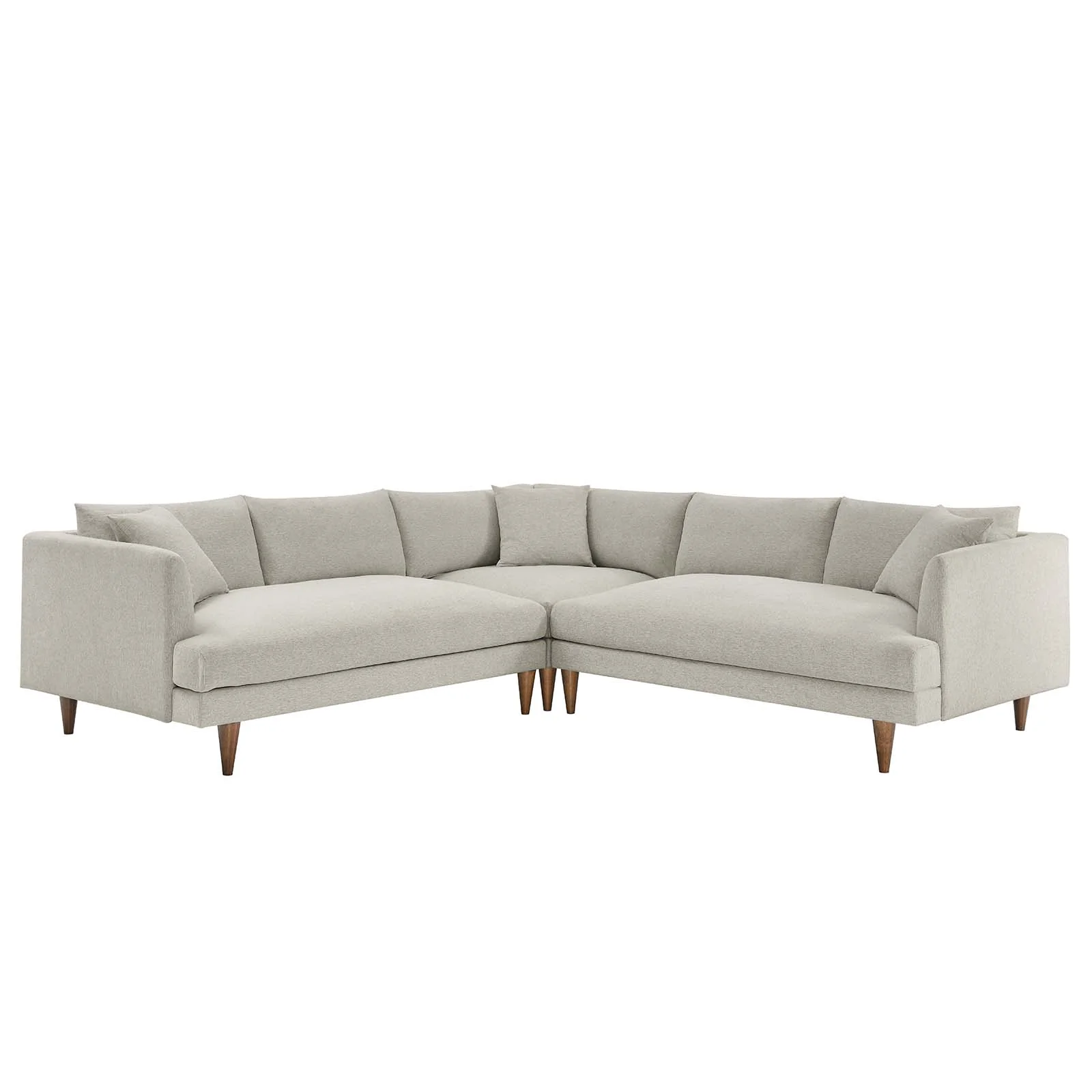 Zoya Down Filled Overstuffed 3 Piece Sectional Sofa By Modway - EEI-6613 - Image 7