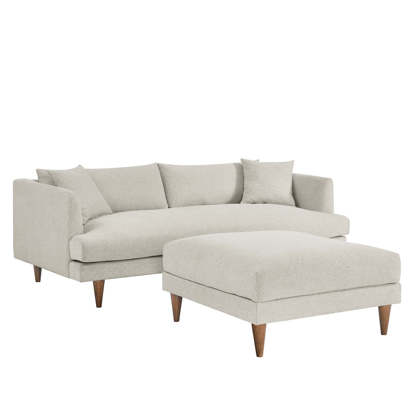 Zoya Down Filled Overstuffed Sofa and Ottoman Set By Modway - EEI-6614 - Image 11