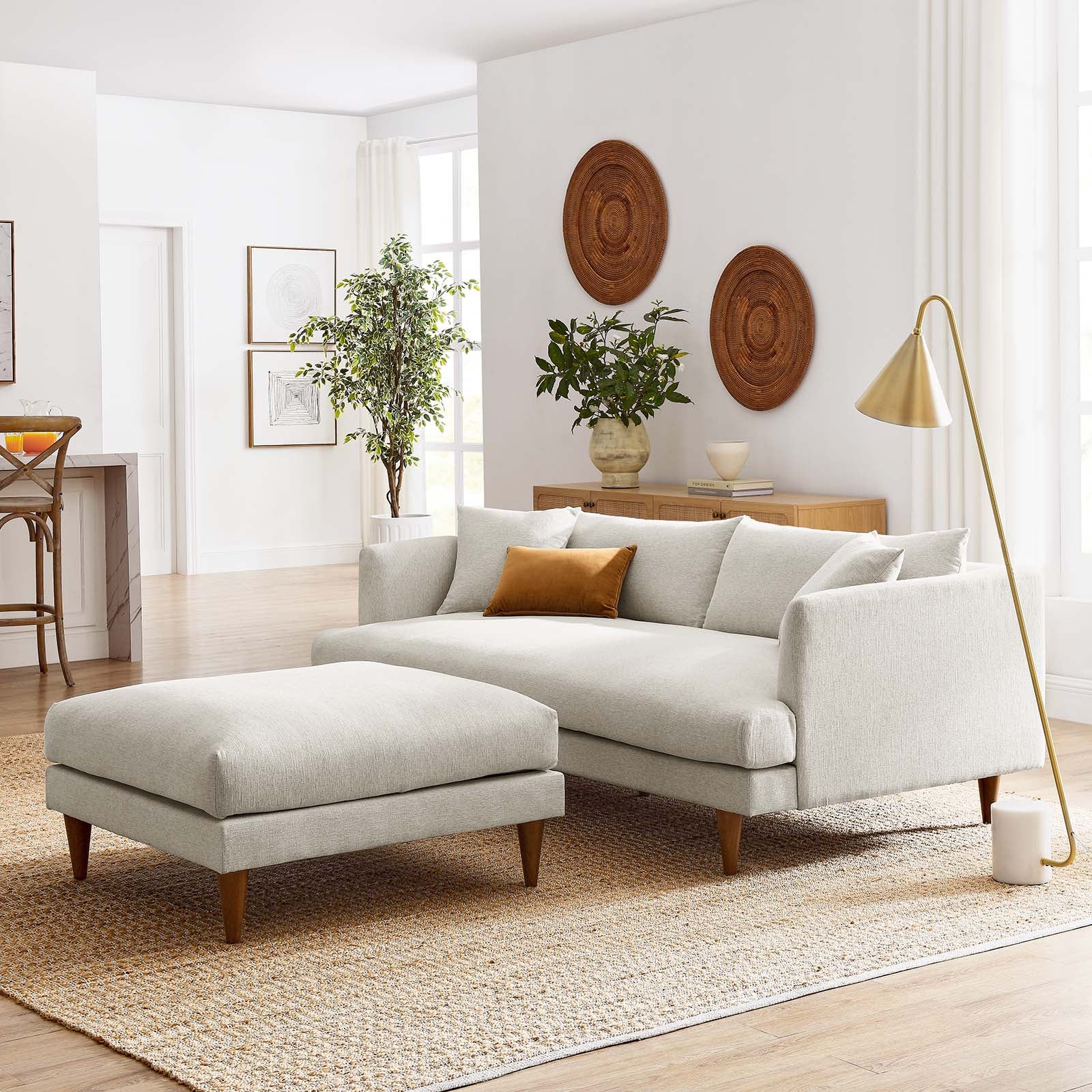 Zoya Down Filled Overstuffed Sofa and Ottoman Set By Modway - EEI-6614 - Image 14