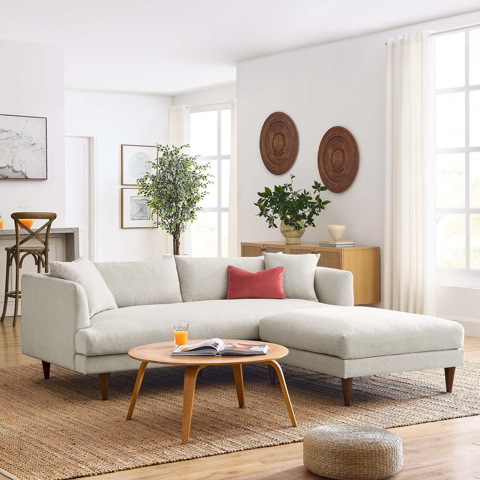 Zoya Down Filled Overstuffed Sofa and Ottoman Set By Modway - EEI-6614 - Image 19