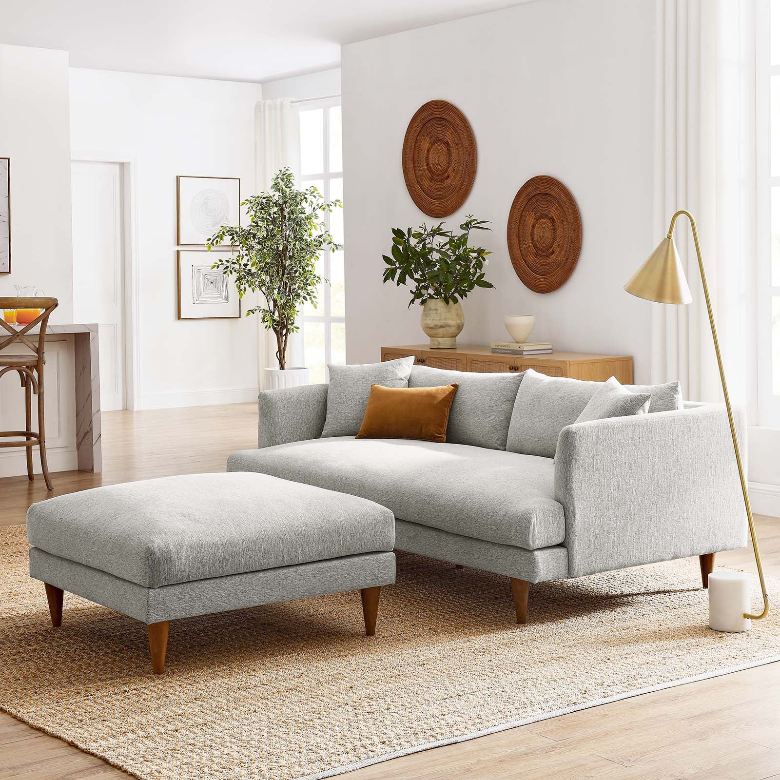 Zoya Down Filled Overstuffed Sofa and Ottoman Set By Modway - EEI-6614 - Image 24