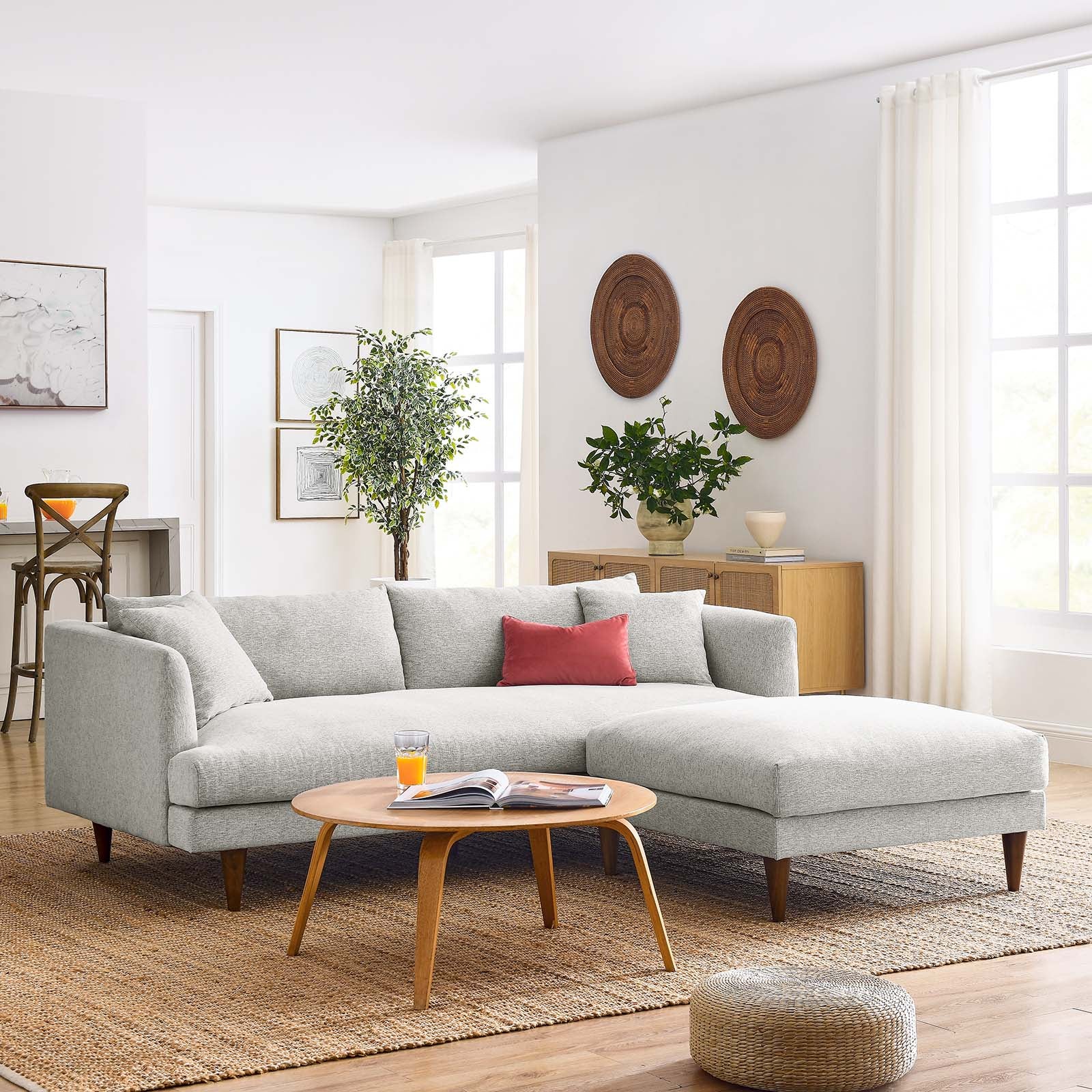 Zoya Down Filled Overstuffed Sofa and Ottoman Set By Modway - EEI-6614 - Image 29